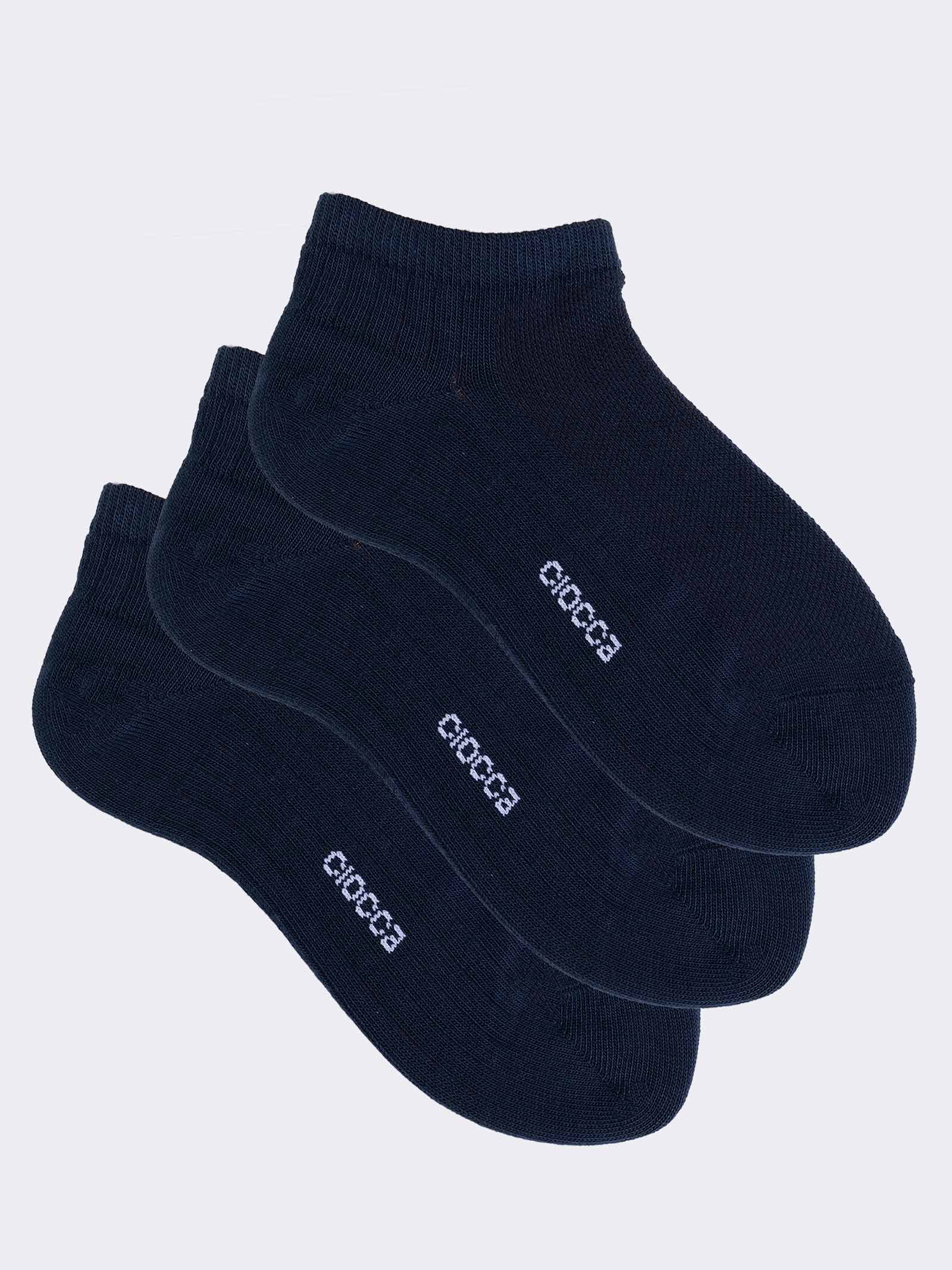 3 Paia Calze Corte Sport Bambino: Comfort e Traspirabilità