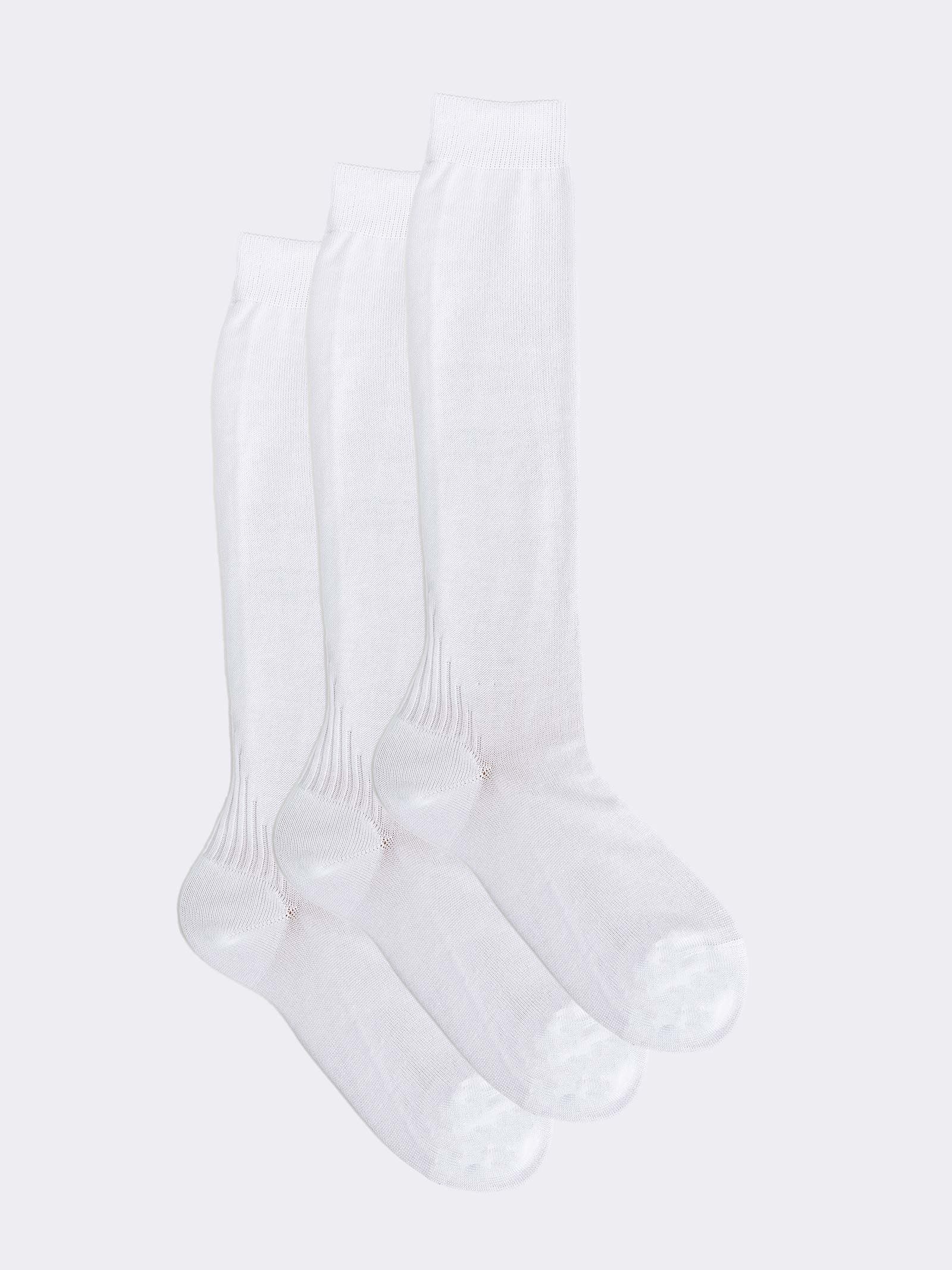 6 Paia calze lunghe bambino/a in Filo di Scozia - Made in Italy - Image 1