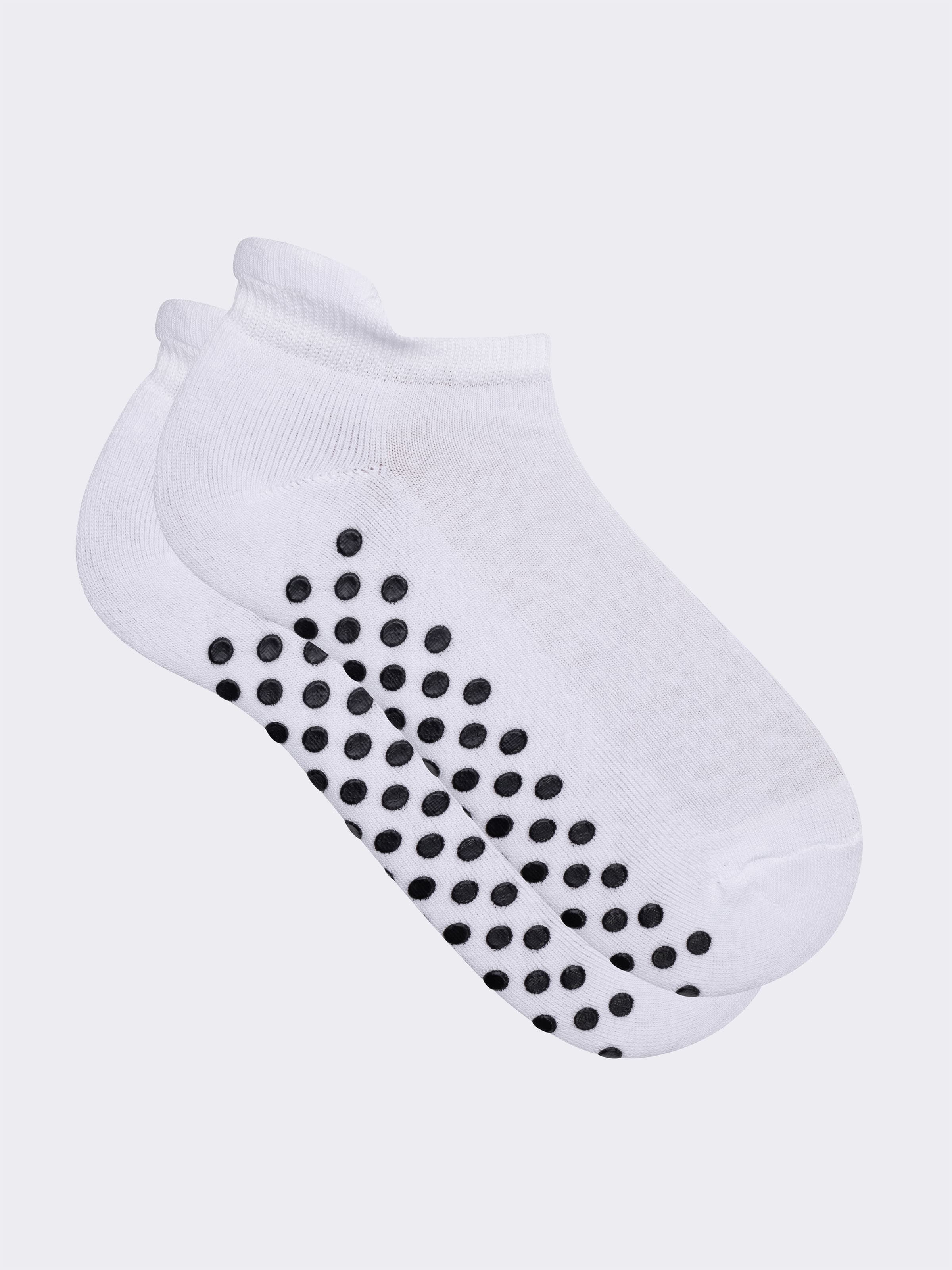 Fantasmini Antiscivolo Cotone Elasticizzato Comfort Tinta Unita - Image 1