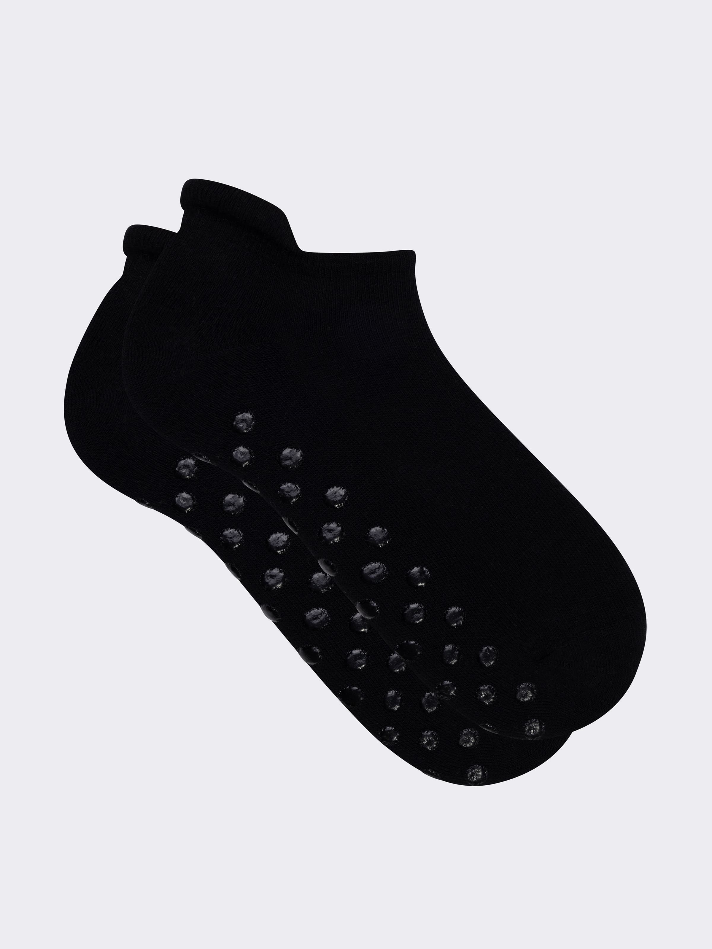 Fantasmini Antiscivolo Cotone Elasticizzato Comfort Tinta Unita