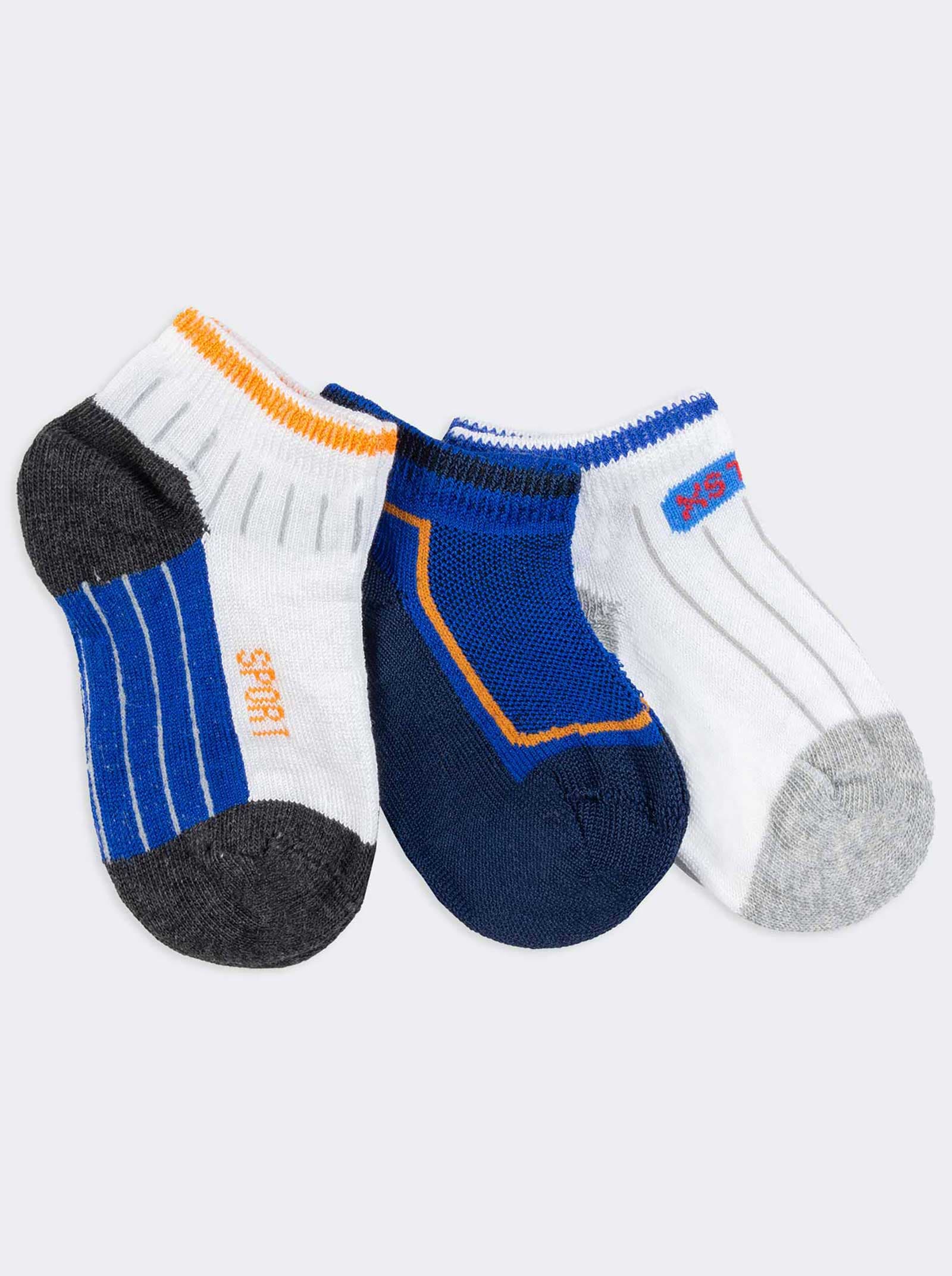 Calzini Sportivi per Neonato in Fresco Cotone - Fantasia Estiva - Image 1
