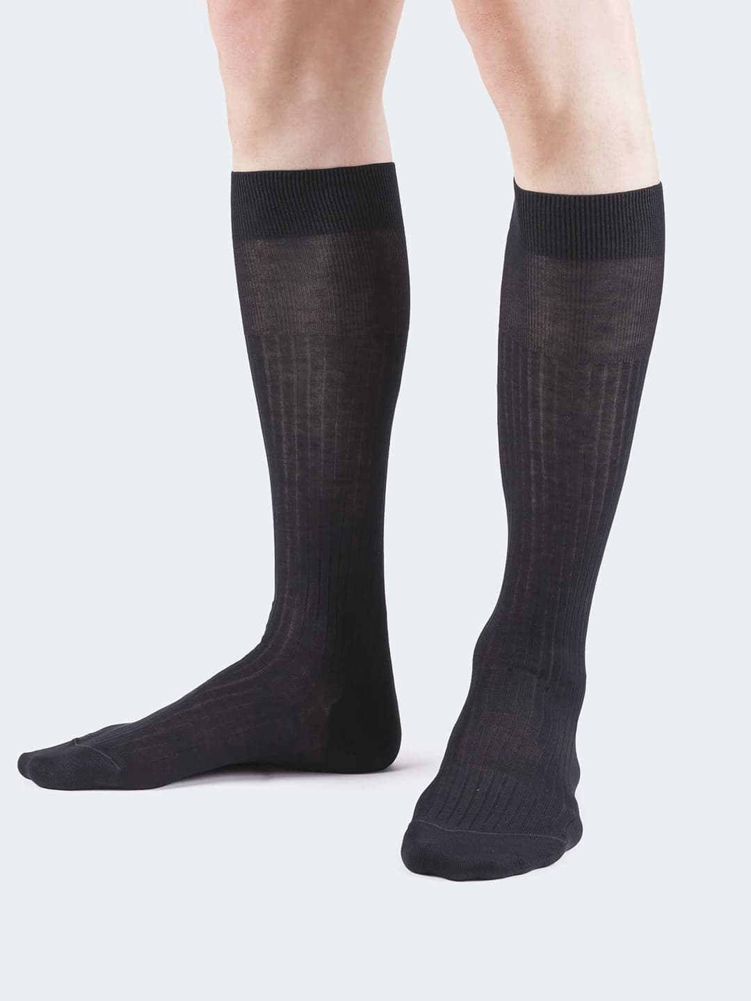 Calze Lunghe Costa Larga 100% Filo di Scozia - Made in Italy