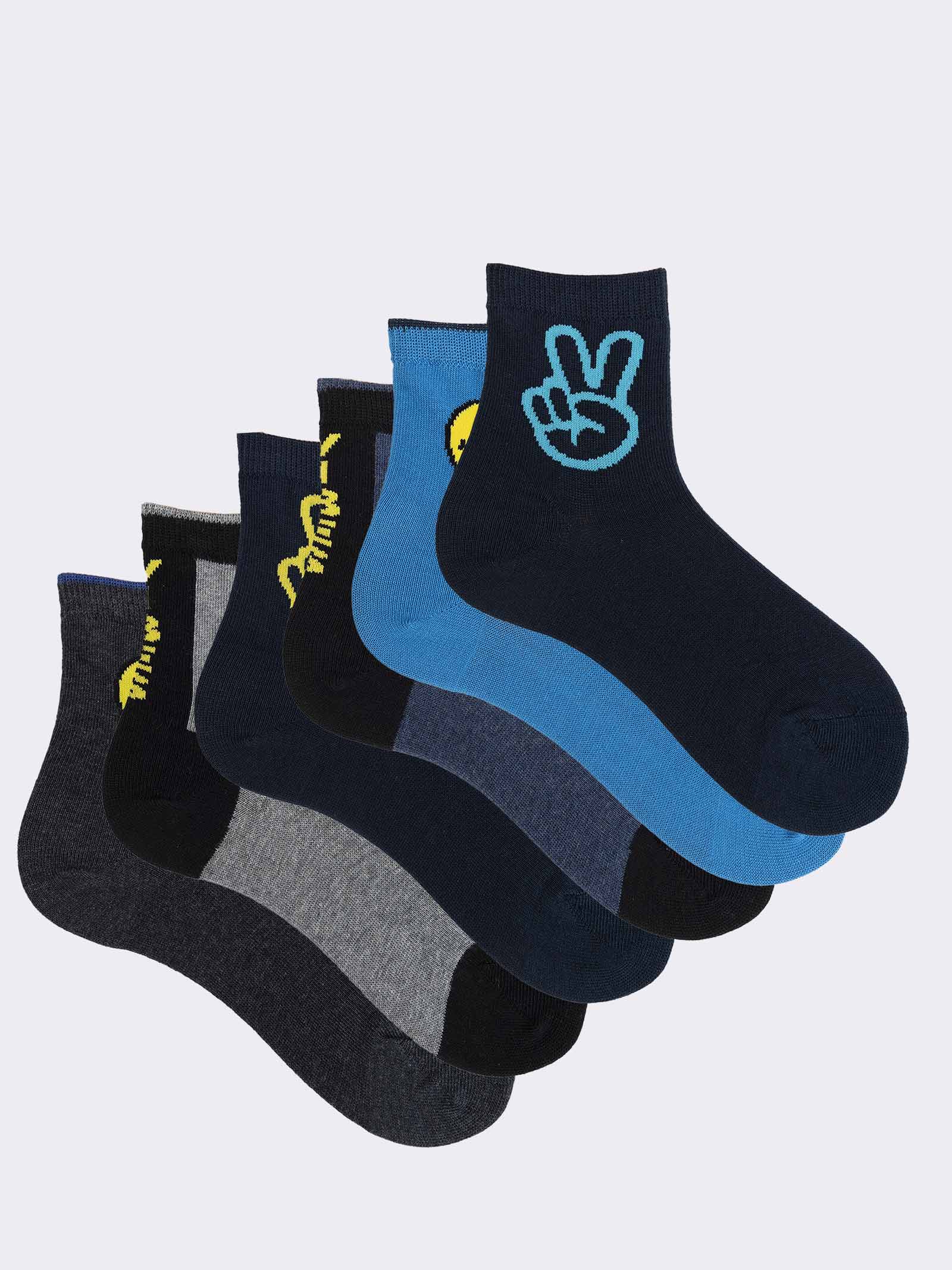 Calzini Corti Fantasia per Bambino - Comfort e Stile - Image 1