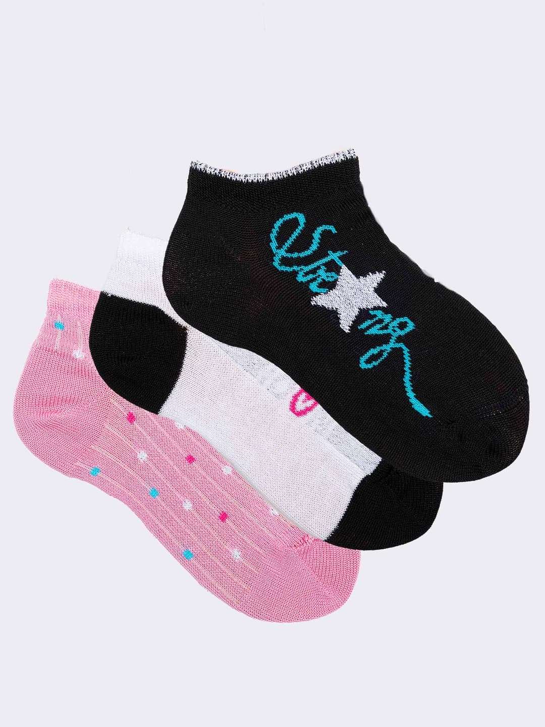 Calzini Pariscarpa Bambina con Fantasia in Fresco Cotone