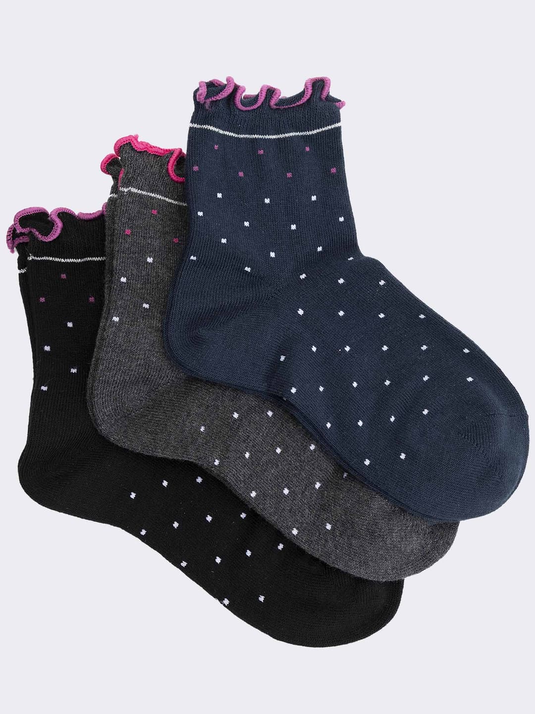 Calzini Corti a Pois per Bambina - Eleganti e Confortevoli