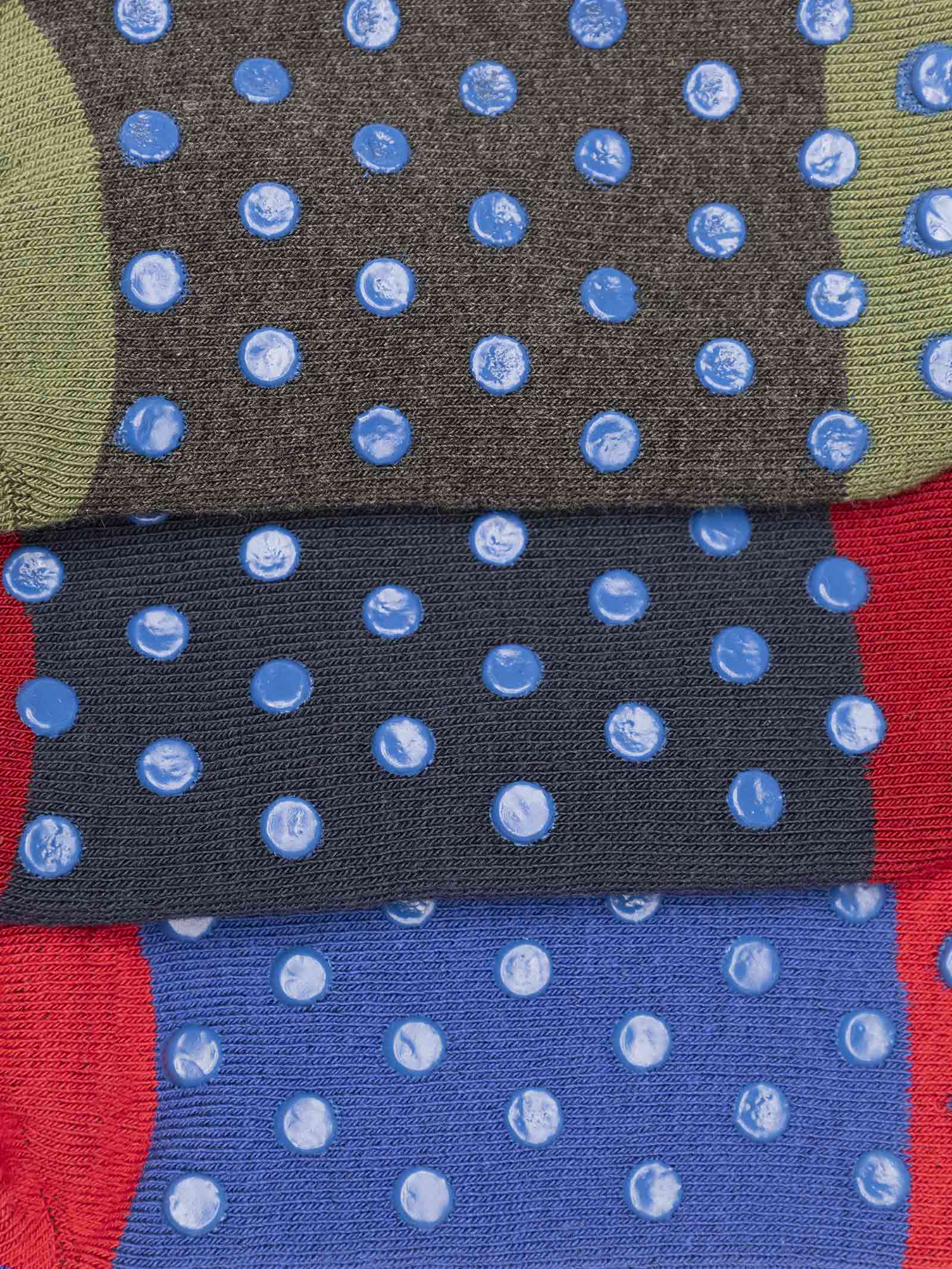 Calzini Antiscivolo Bambino con Design Collegiale - Calze Corte in Caldo Cotone - Image 2