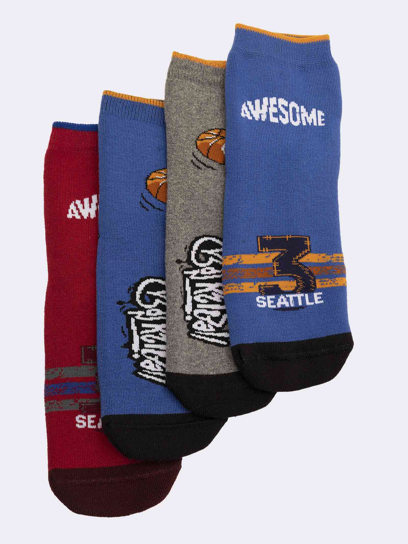 Calzini Antiscivolo per Bambini in Caldo Cotone - Sport - Image 1