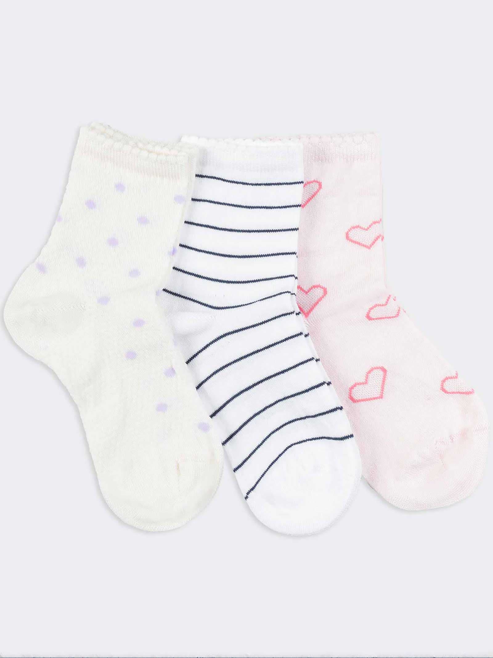 Calzini Corti Fantasia per Bambina - Design Giocoso e Alla Moda - Image 1
