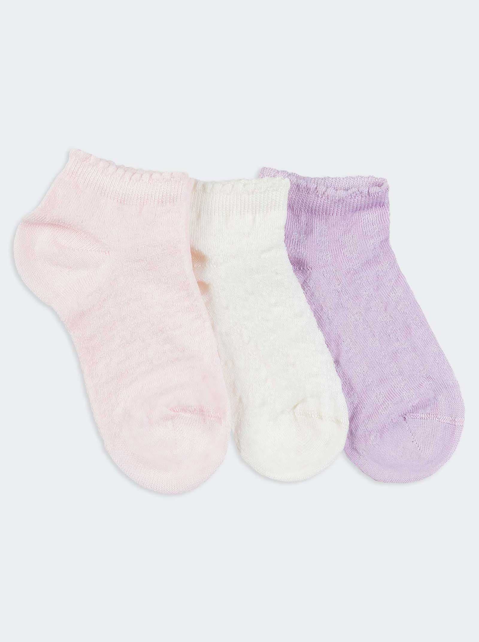 Calzini Corti Fantasia per Bambina - Design Moderno e Comfort Quotidiano - Image 1