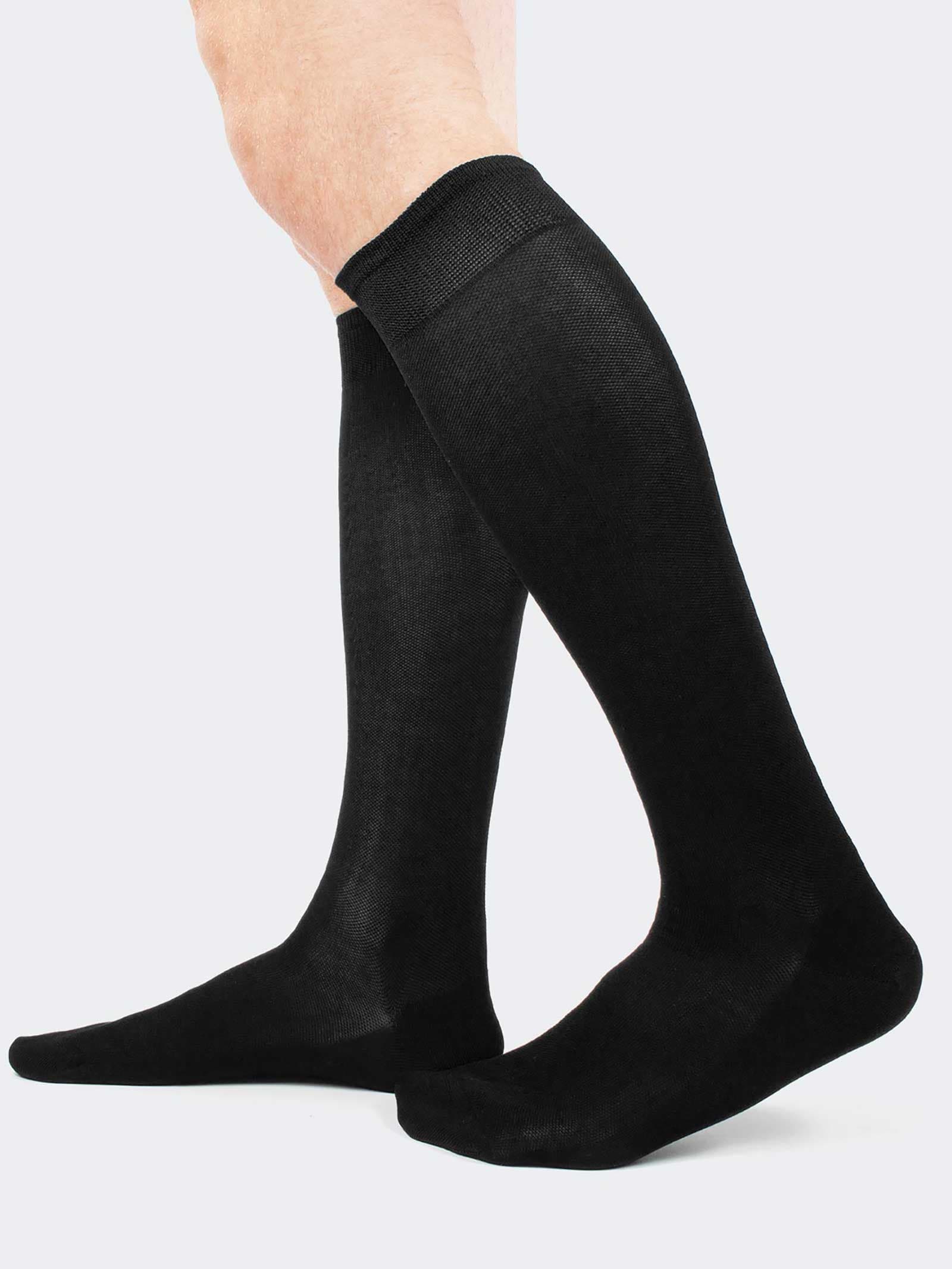 Calze lunghe Piquet con trattamento Tactel - Made in Italy - Image 1