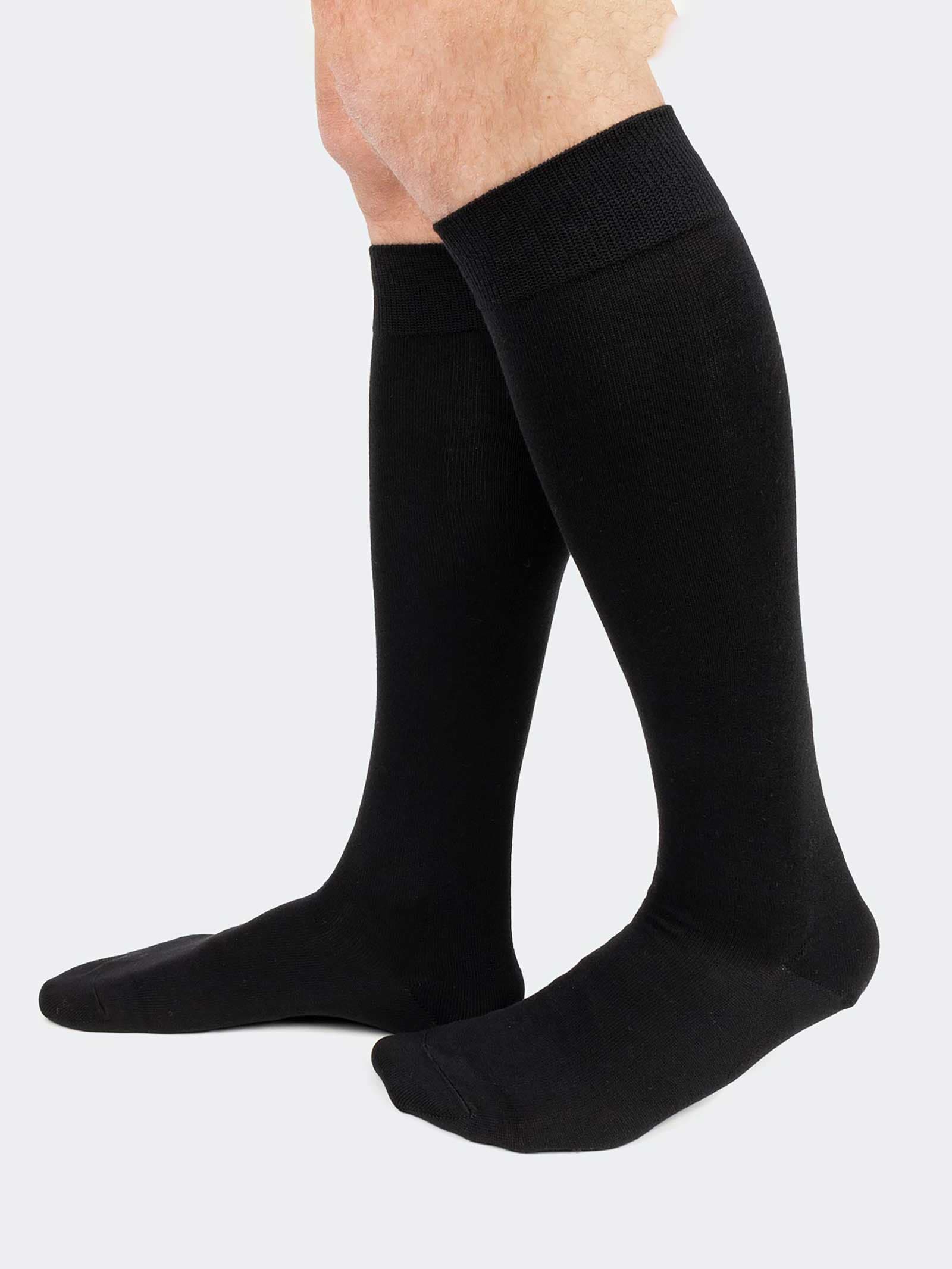 Ciocca Calze uomo lunghe, caldo cotone ritorto resistente - 6 Pack - due taglie - Image 1