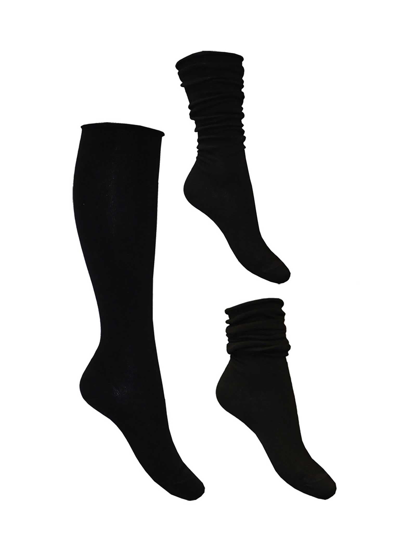 Calze Lunghe Donna in Caldo Cotone - Eleganza e Comfort Quotidiano
