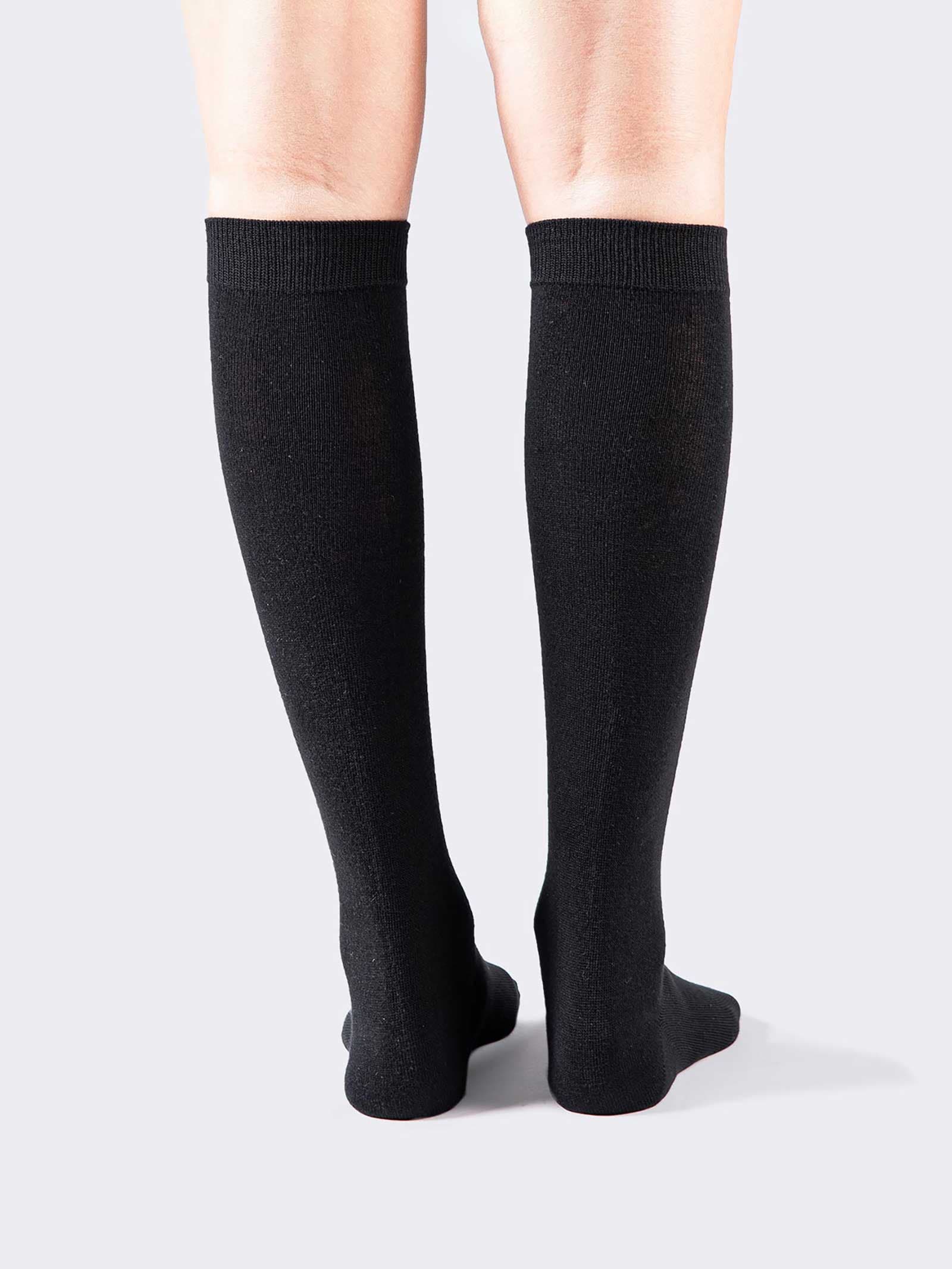 Calze Lunghe Donna in Caldo Cotone - Eleganti Calze al Ginocchio fullscreen 3