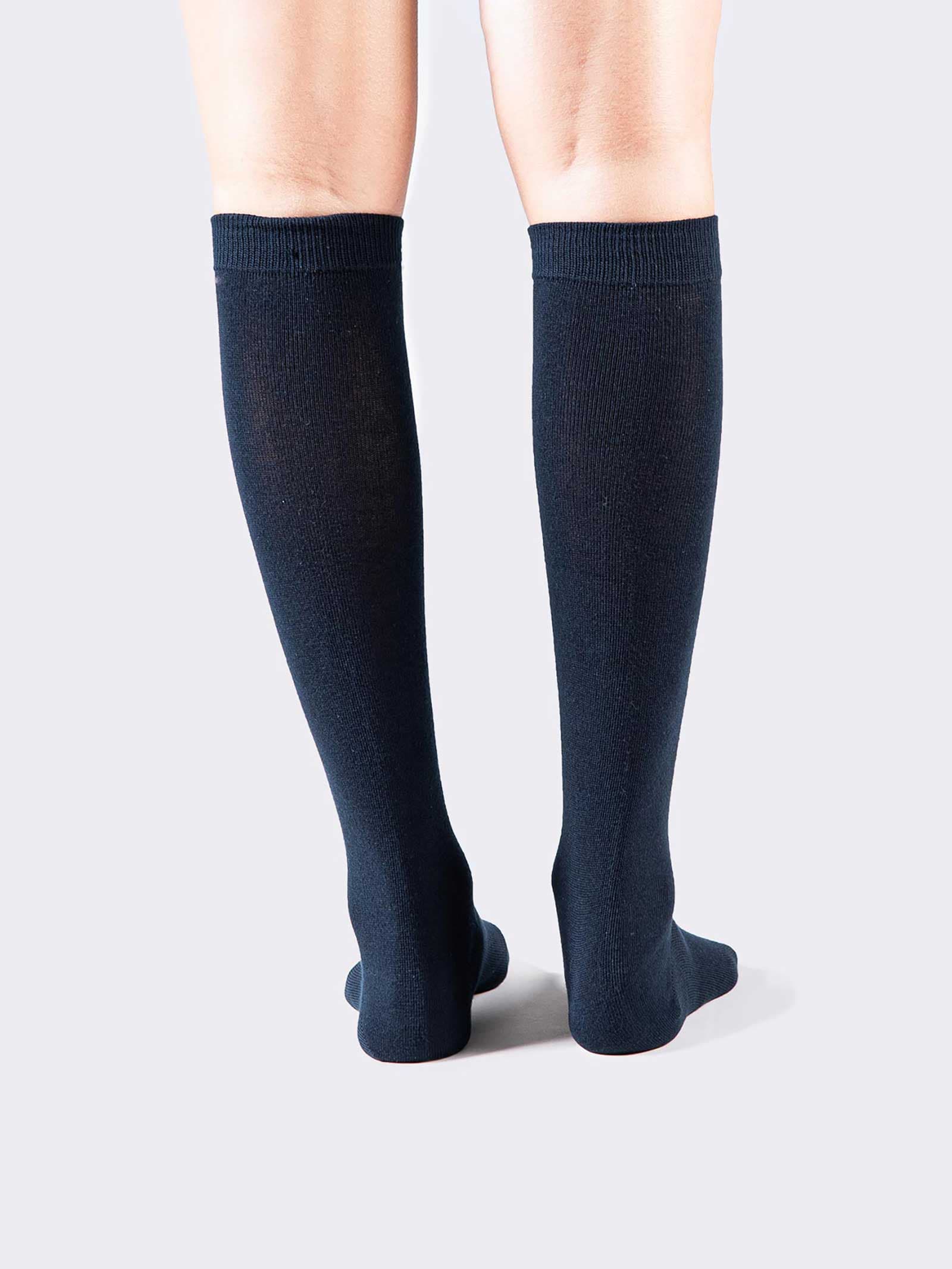 Calze Lunghe Donna in Caldo Cotone - Eleganti Calze al Ginocchio fullscreen 6