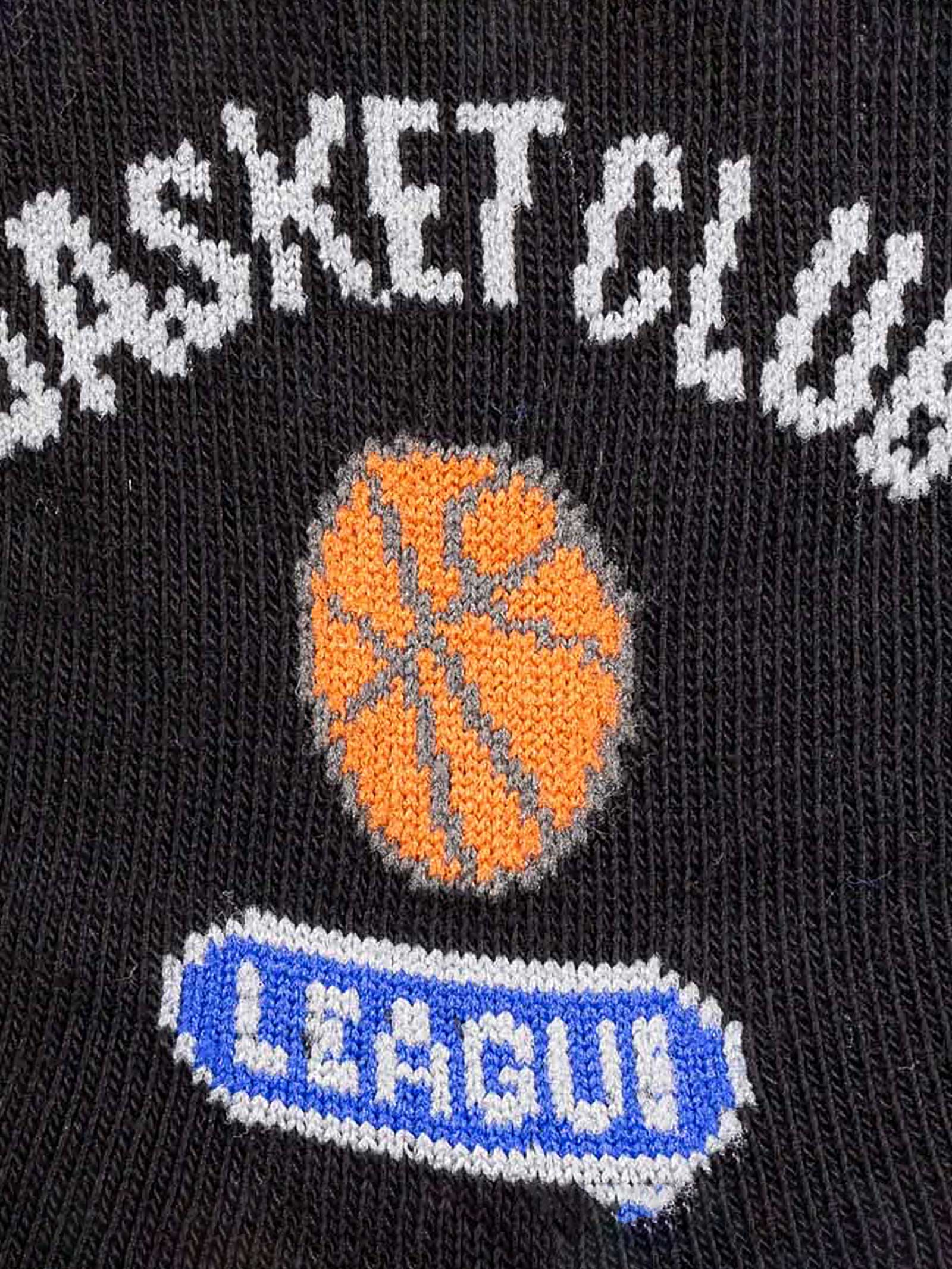 Calze Lunghe Bambino con Design Basket - Calzini Sportivi in Caldo Cotone - Image 2