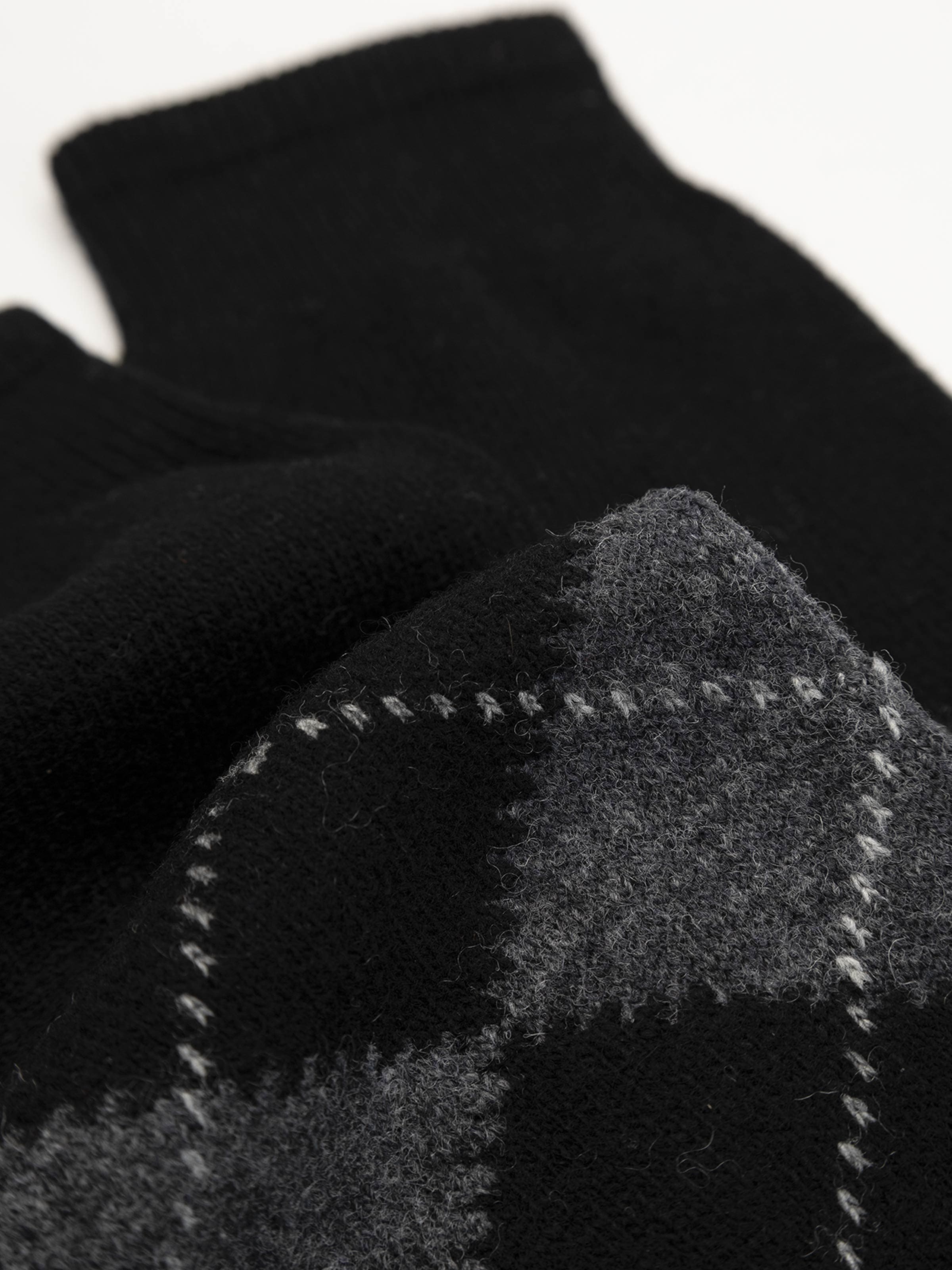 SanGiacomo Calze Uomo In Lana E Cashmere - Fantasia Rombi, Taglie Disponibili, Made In Italy - 2