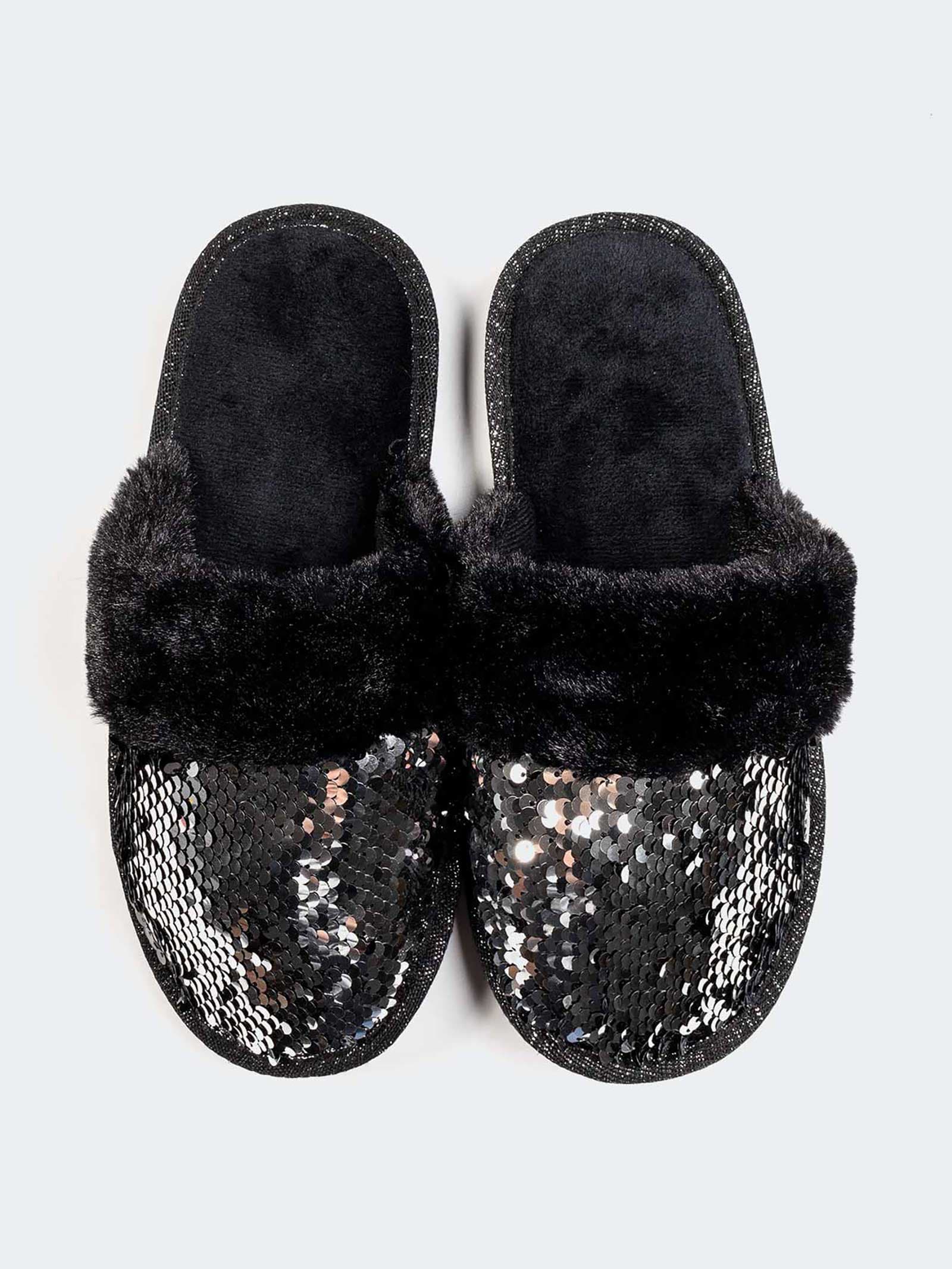 Pantofole Donna Eleganti con Paillettes - Design Glamour per Interni - Image 2