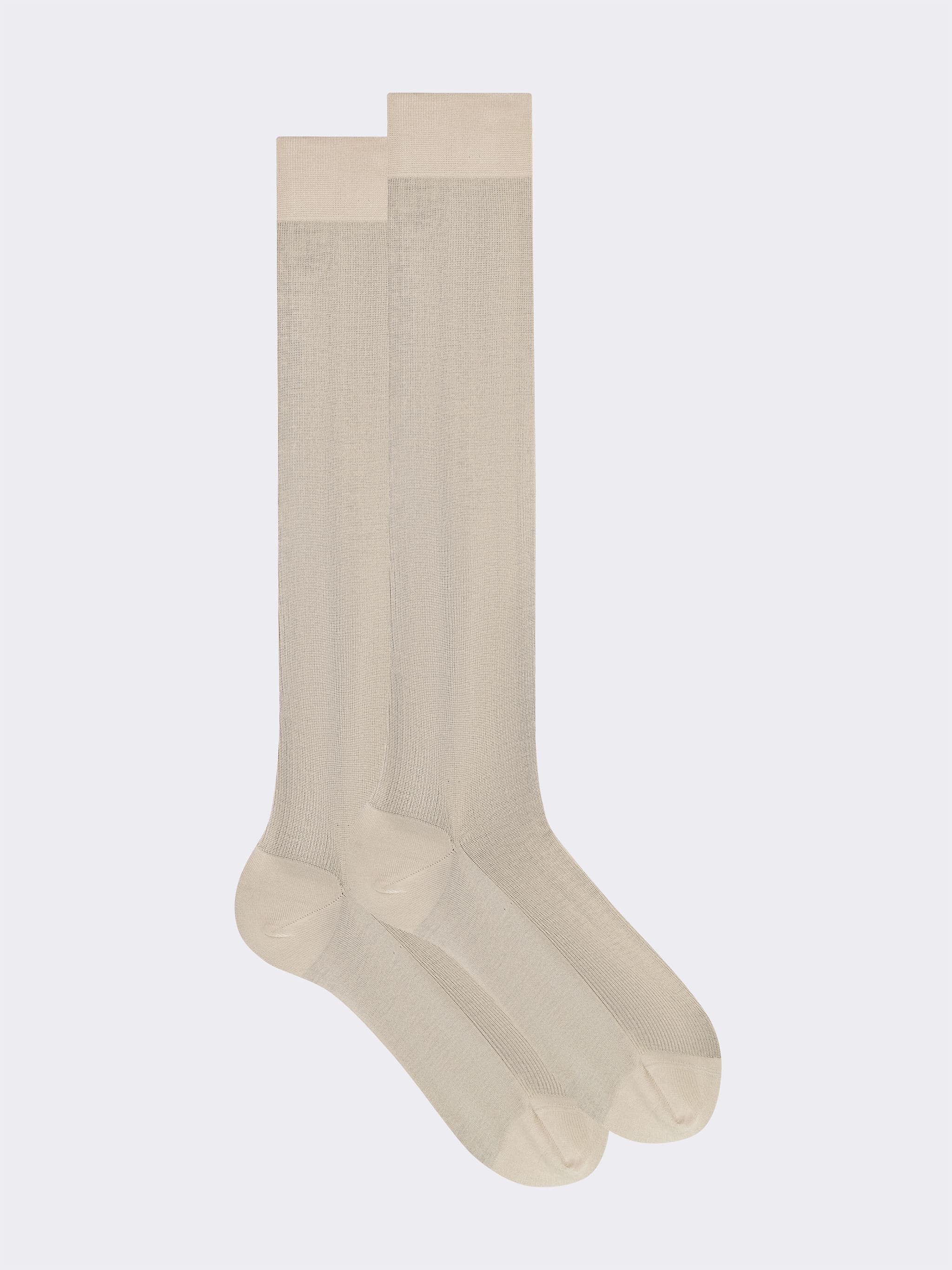 Calze lunghe costina 1:1, cotone Filo di Scozia 100% - Made in Italy - Image 3