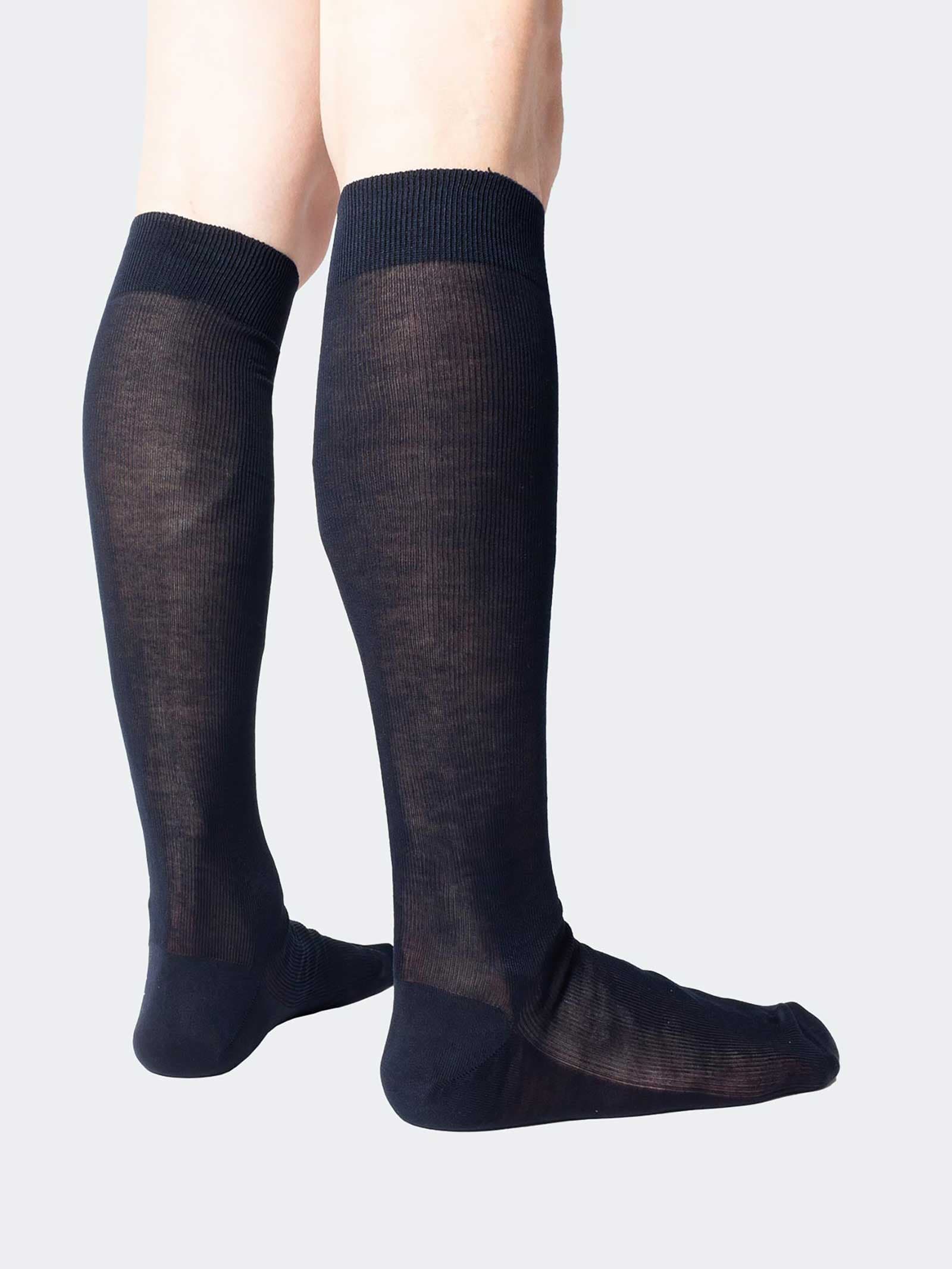 Calze lunghe costina 1:1, cotone Filo di Scozia 100% - Made in Italy - Image 15