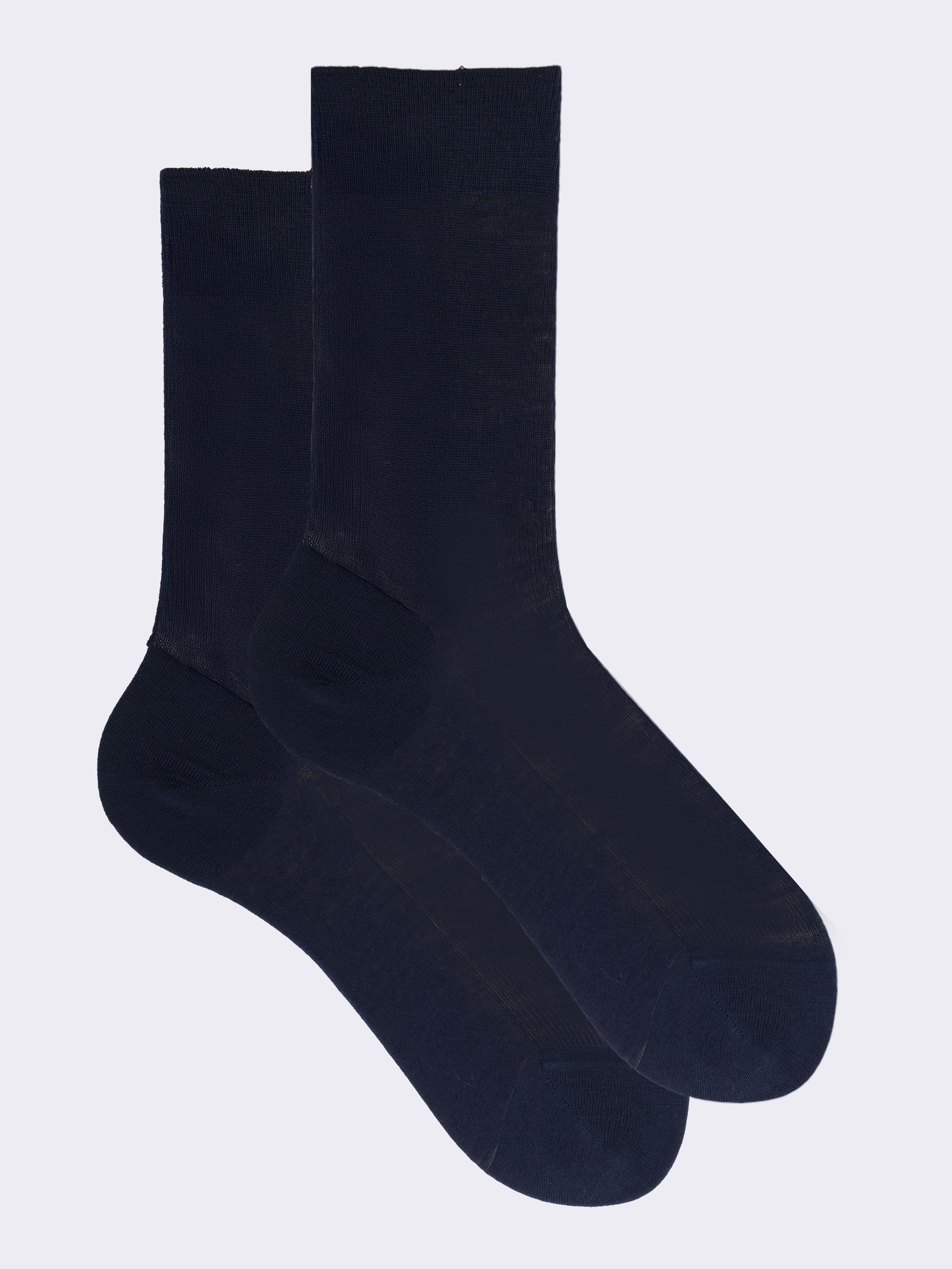 Calze corte costina 1:1 in lana - Made in Italy
