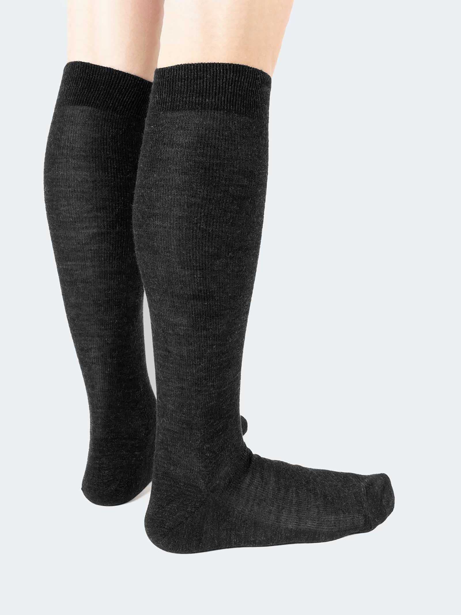 Calze lunghe costina 1:1 in lana - Made in Italy - Image 2