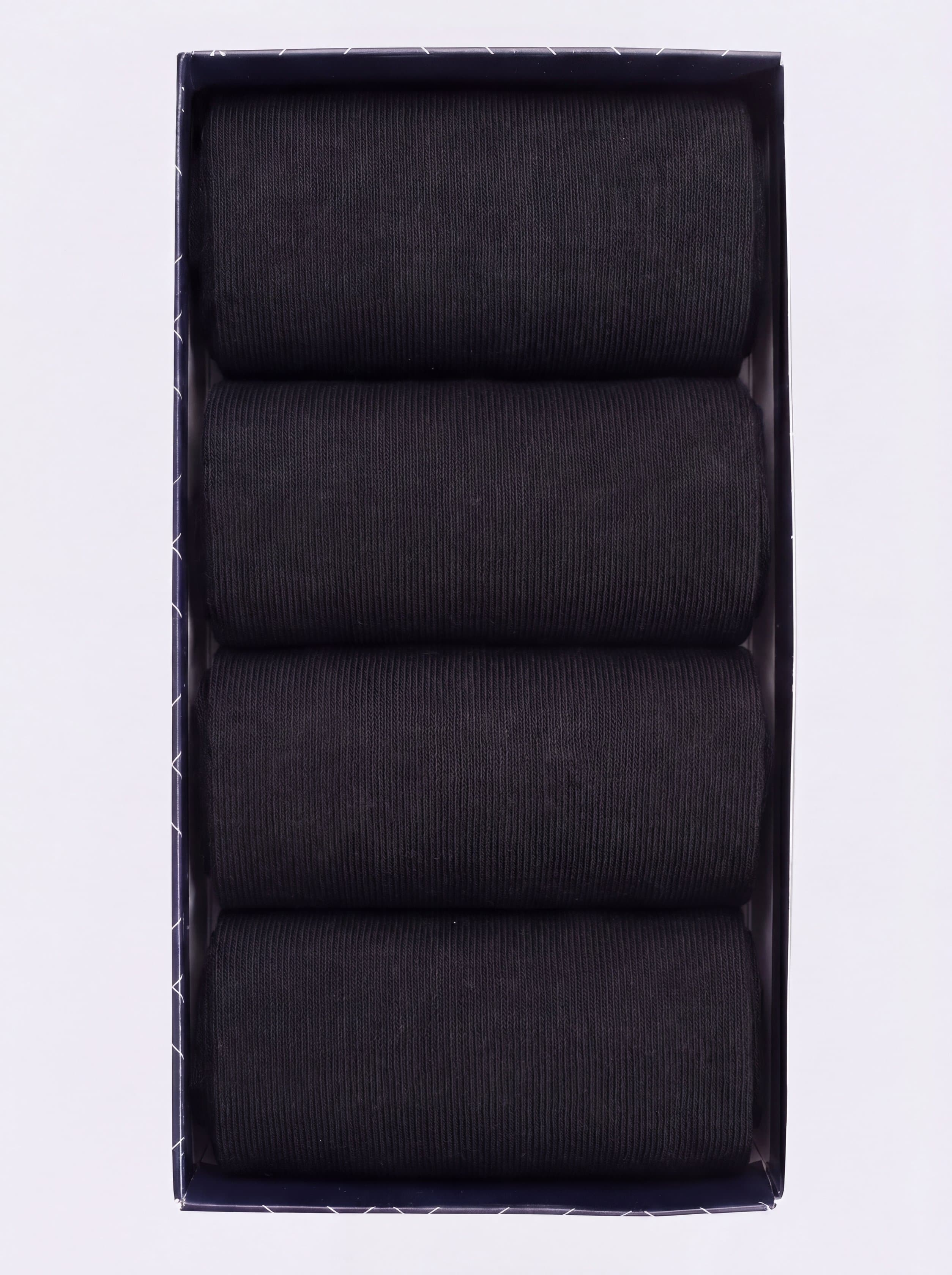Ciocca Scatola Regalo 4 paia Calze Corte Chiffon Filo di Scozia 100% Cotone - Image 3
