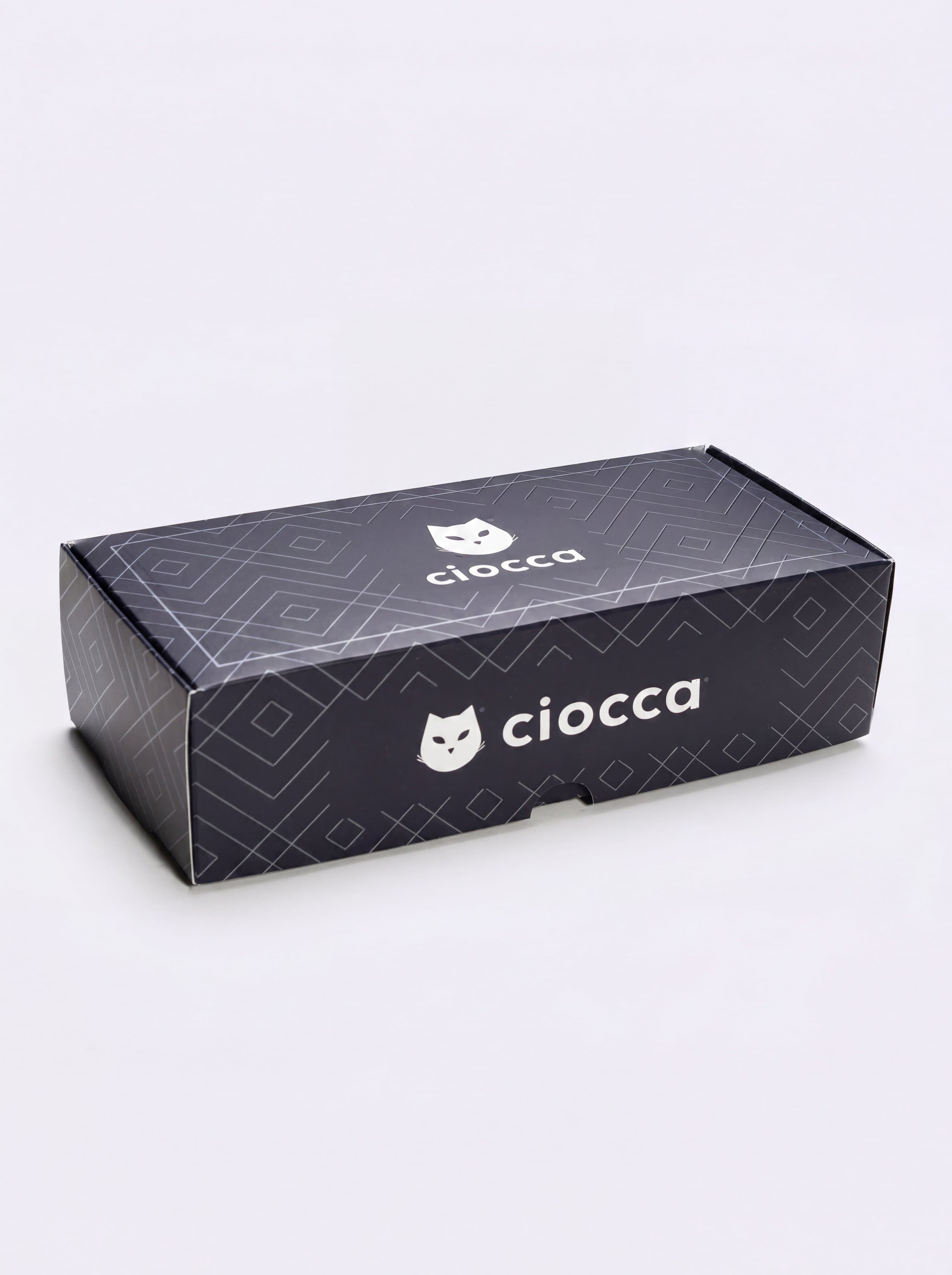 Ciocca Scatola Regalo 4 paia Calze Lunghe Chiffon Filo di Scozia 100% Cotone - Image 5