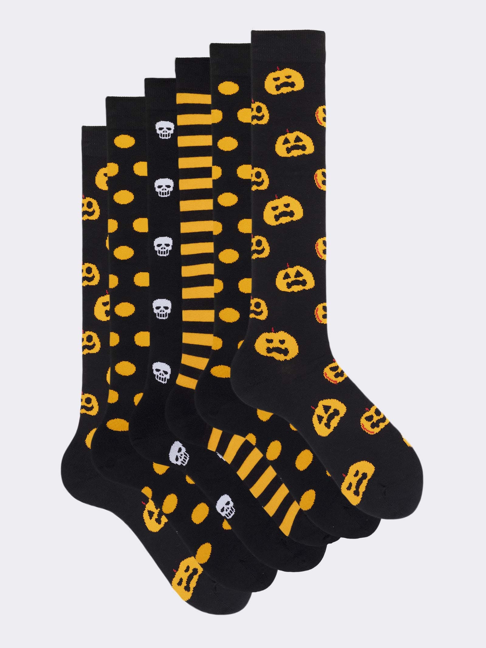 Scatola Regalo Calze Uomo in Cotone Caldo 6 Paia Fantasia Halloween - Image 1