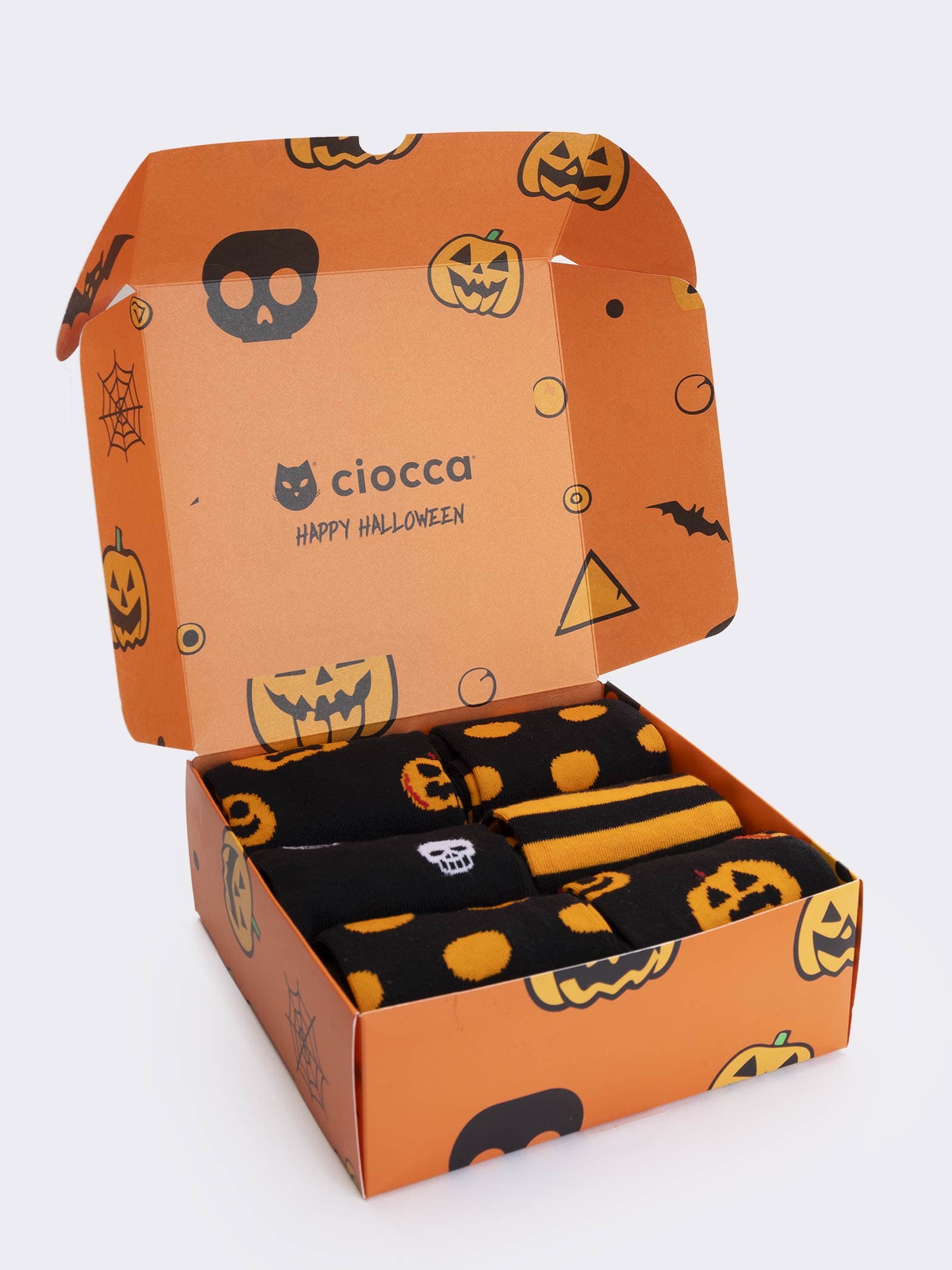 Scatola Regalo Calze Uomo in Cotone Caldo 6 Paia Fantasia Halloween - Image 2