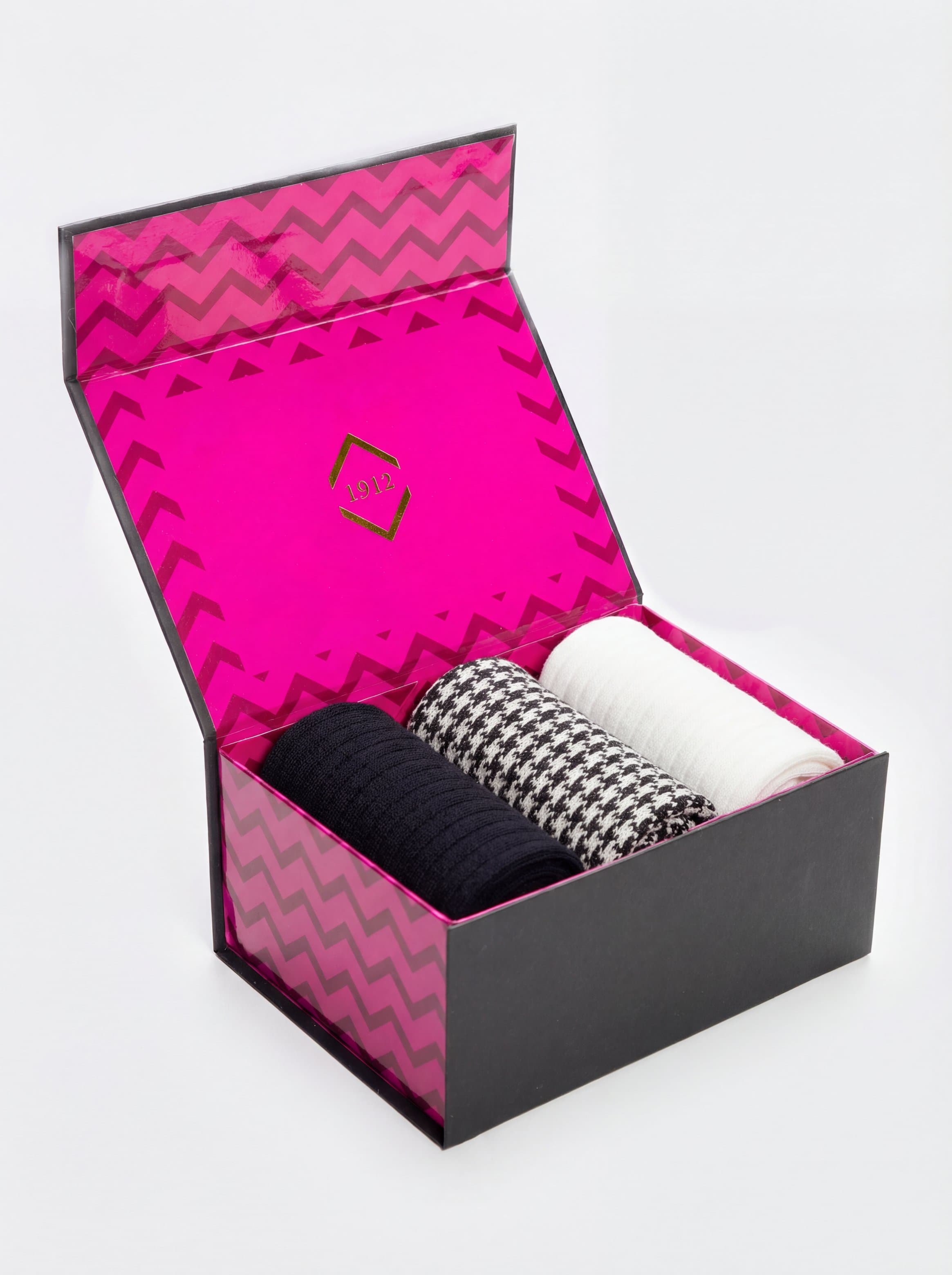 set 3 paia calze donna tinta unita - Made in Italy - Image 3