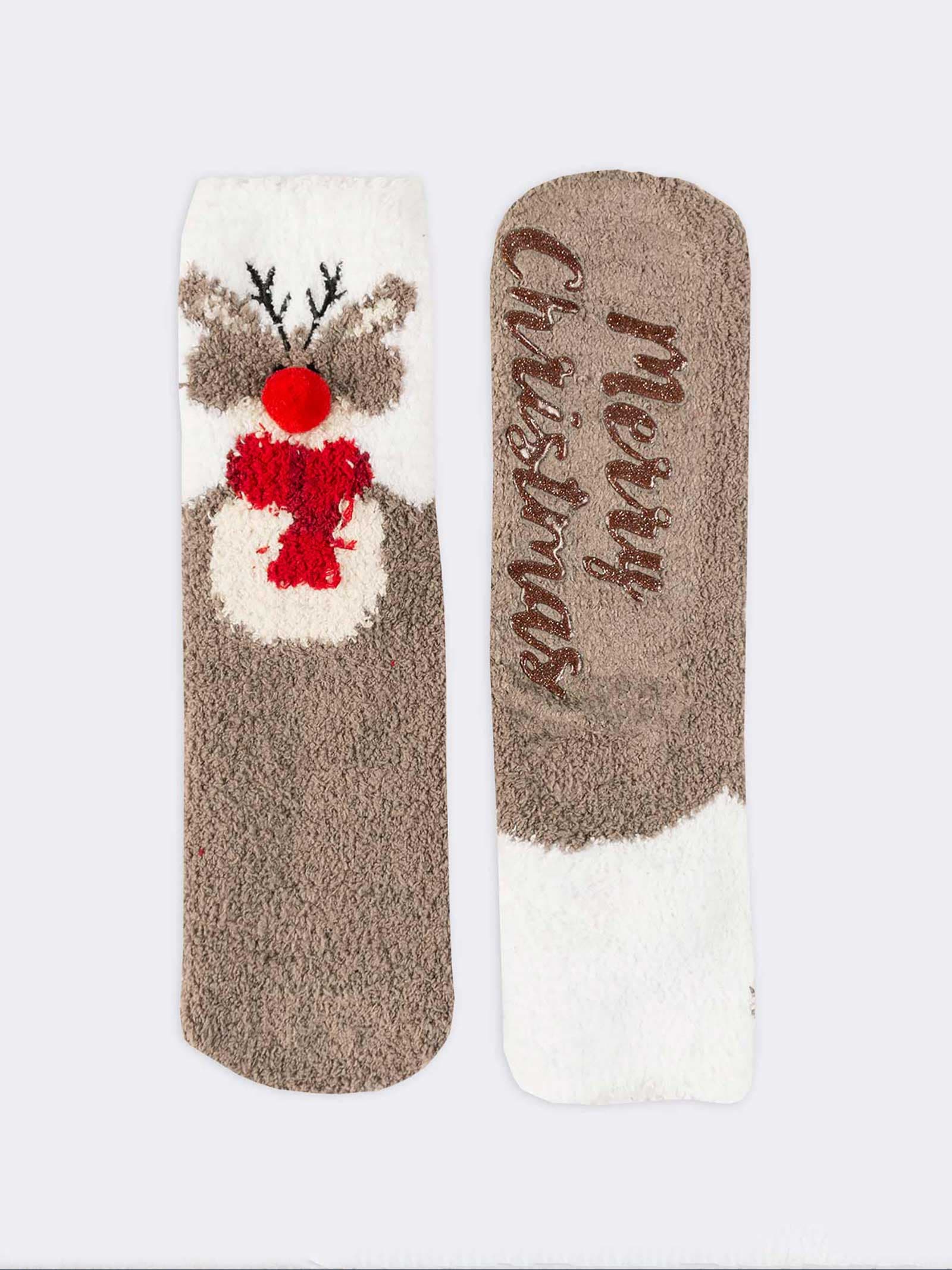 WHJDPP Calze decorative natalizie nere con stampa a chitarra, per