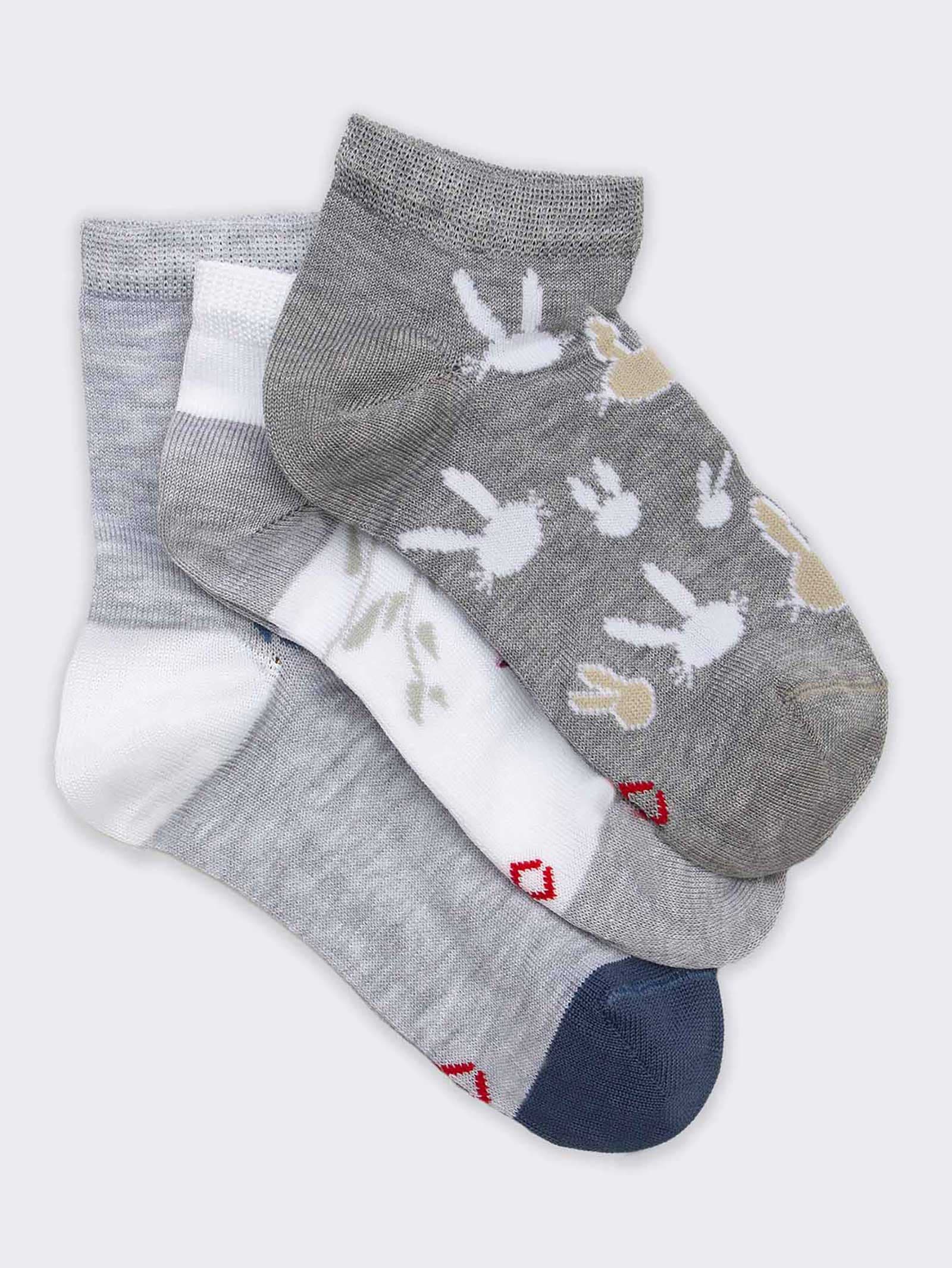 Calzini Corti Fantasia per Bambini - Design Divertente - Image 1