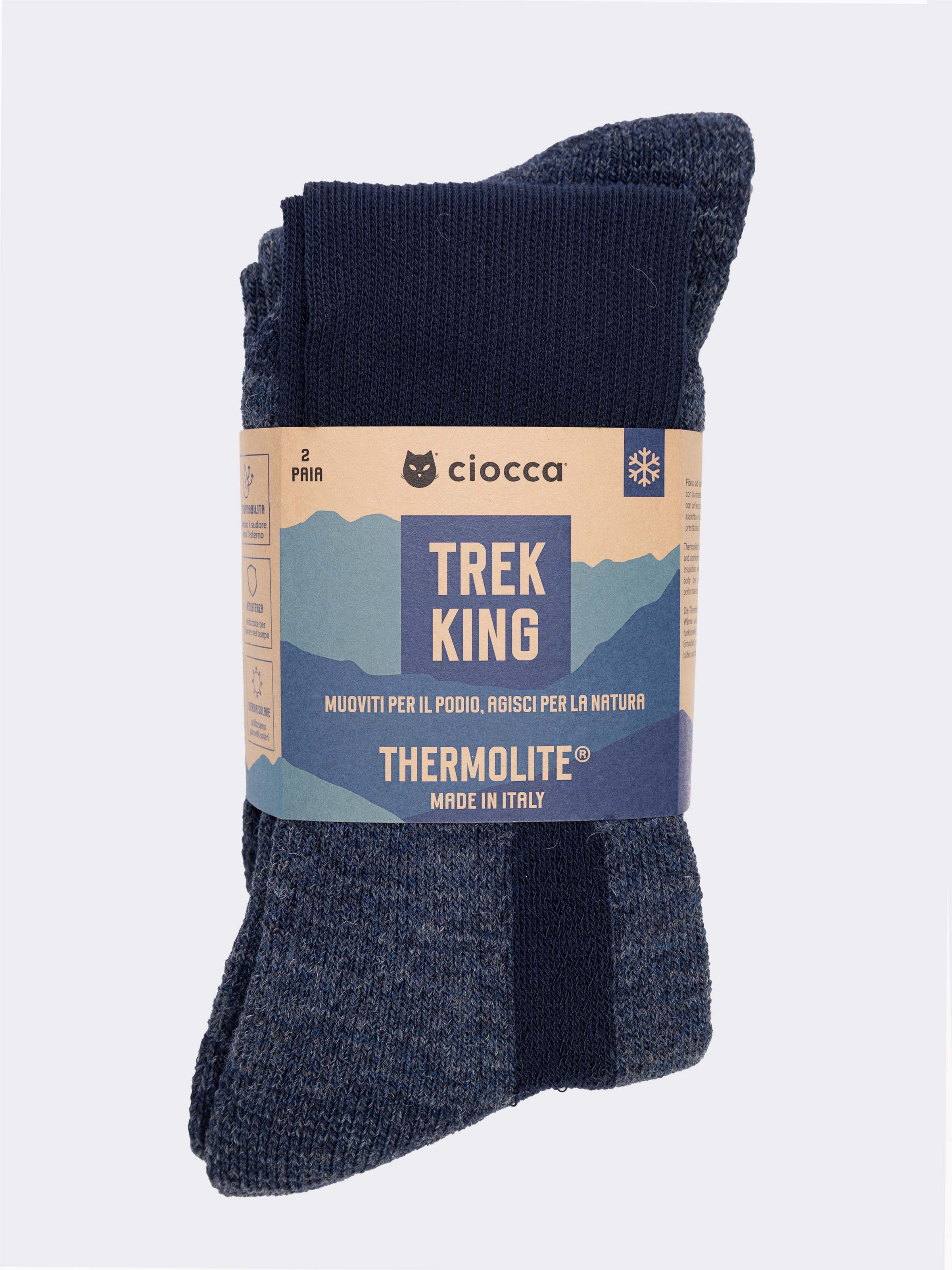 Calze Lunghe Invernali Thermolite per Trekking e Outdoor - Image 4