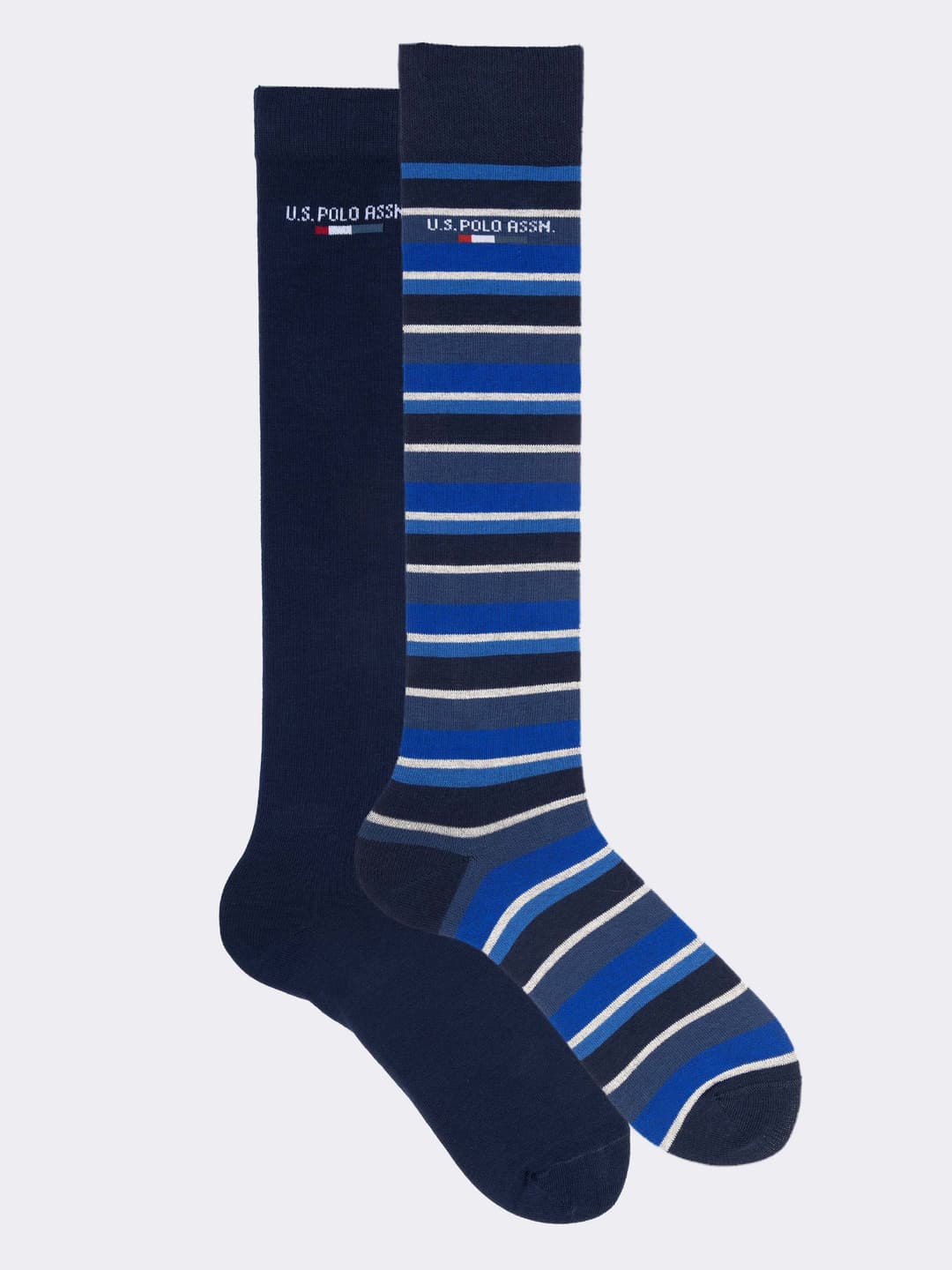 due paia calze Lunghe U.S. POLO ASSN. Uomo - Fantasia in Caldo Cotone