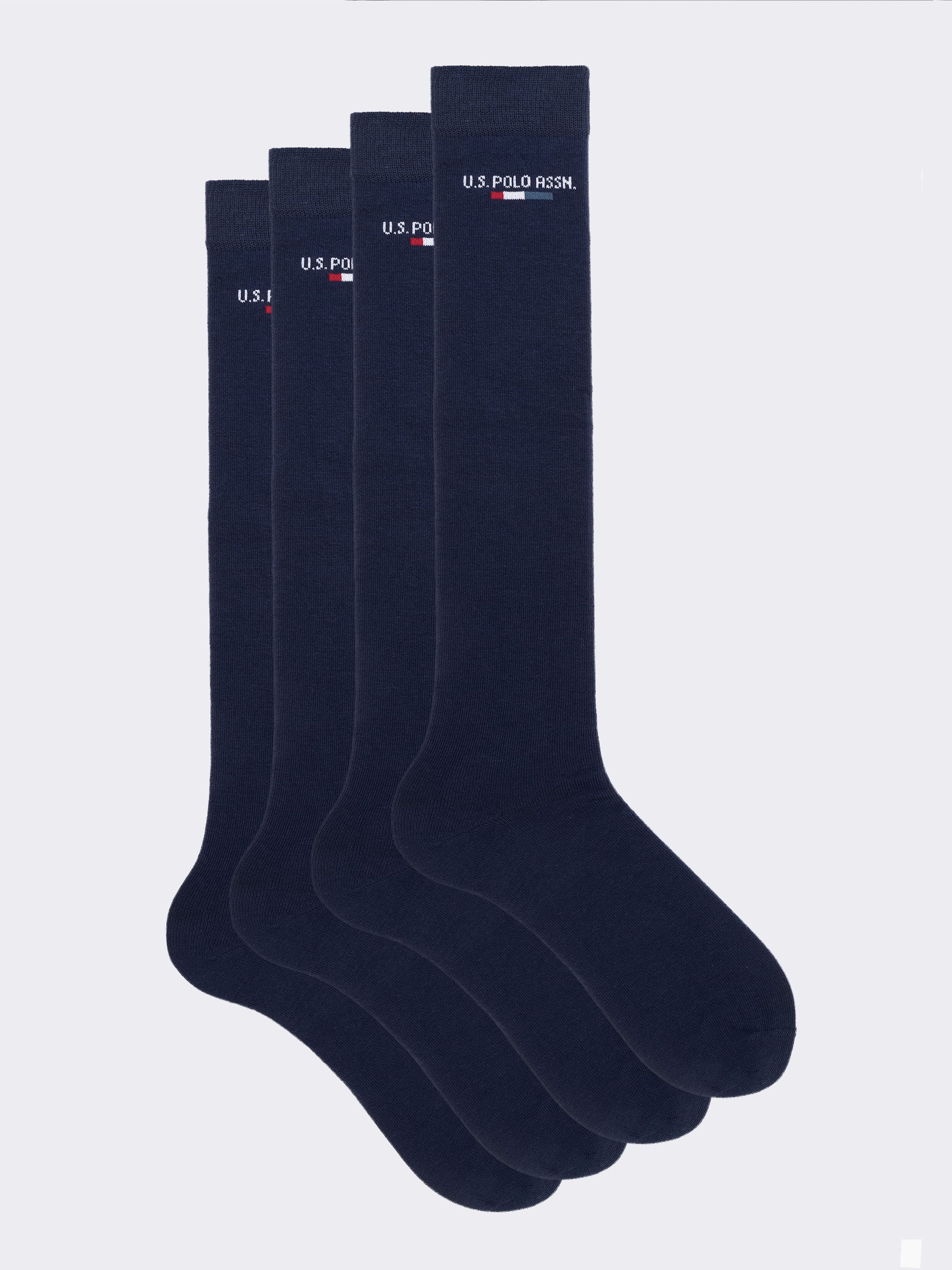 due paia calze Lunghe U.S. POLO ASSN. Uomo - tinta unita in Caldo Cotone - Image 1