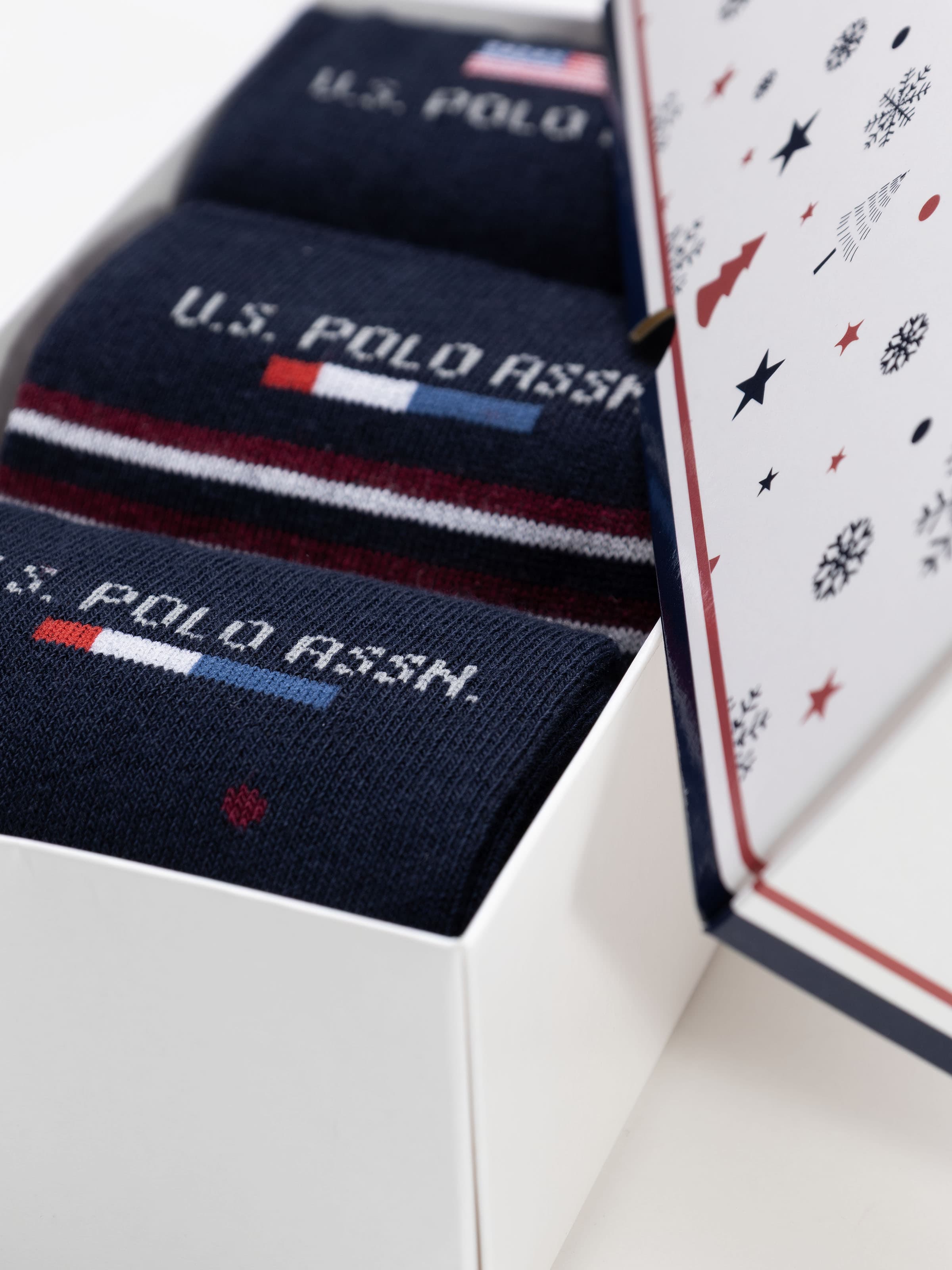 Calze Uomo U.S. POLO ASSN. Corte Fantasia - Scatola 3 Paia - Image 2
