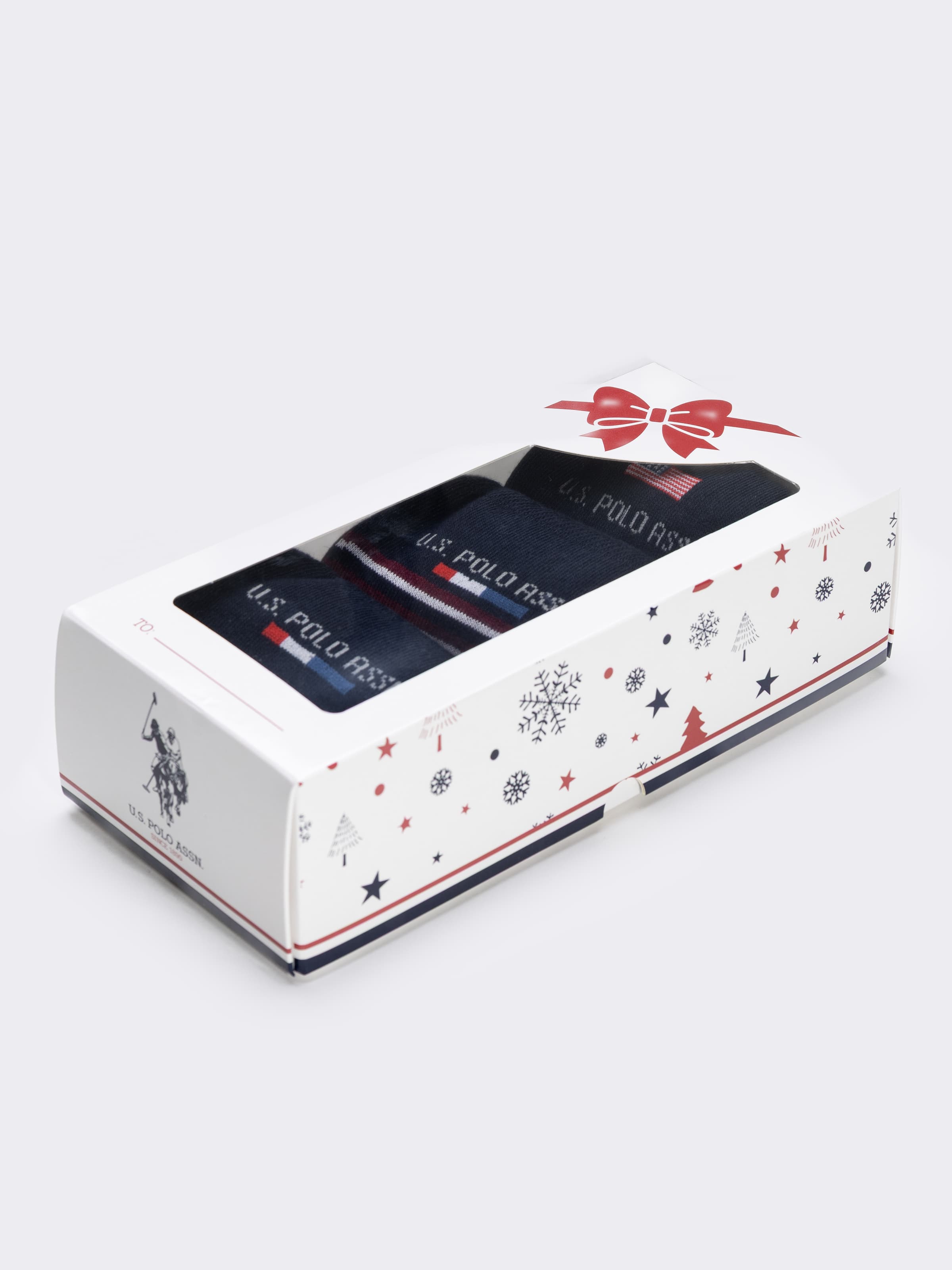 Calze Uomo U.S. POLO ASSN. Corte Fantasia - Scatola 3 Paia - Image 4