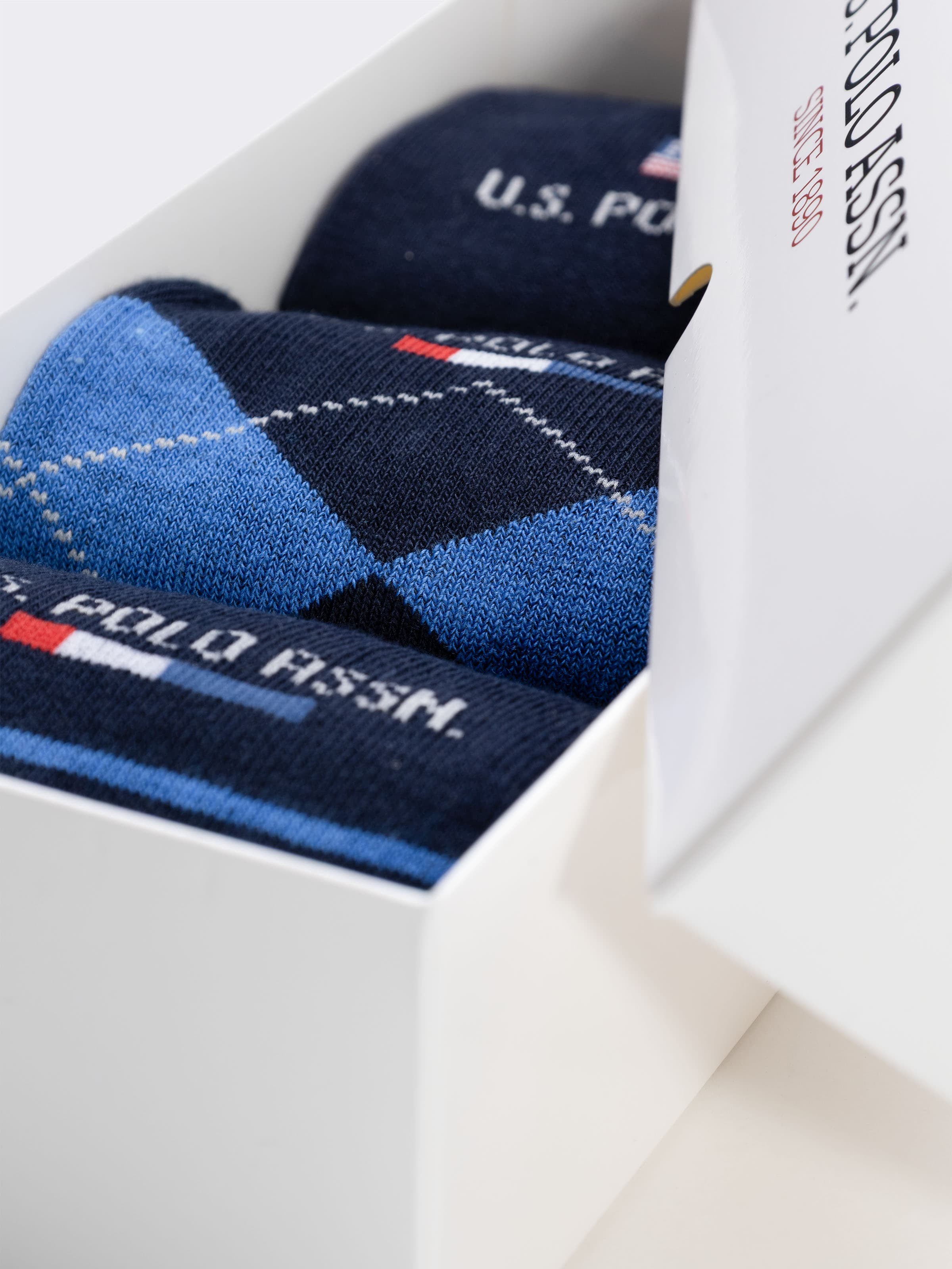 Calze Uomo U.S. POLO ASSN. Corte Fantasia - Scatola 3 Paia - Image 2
