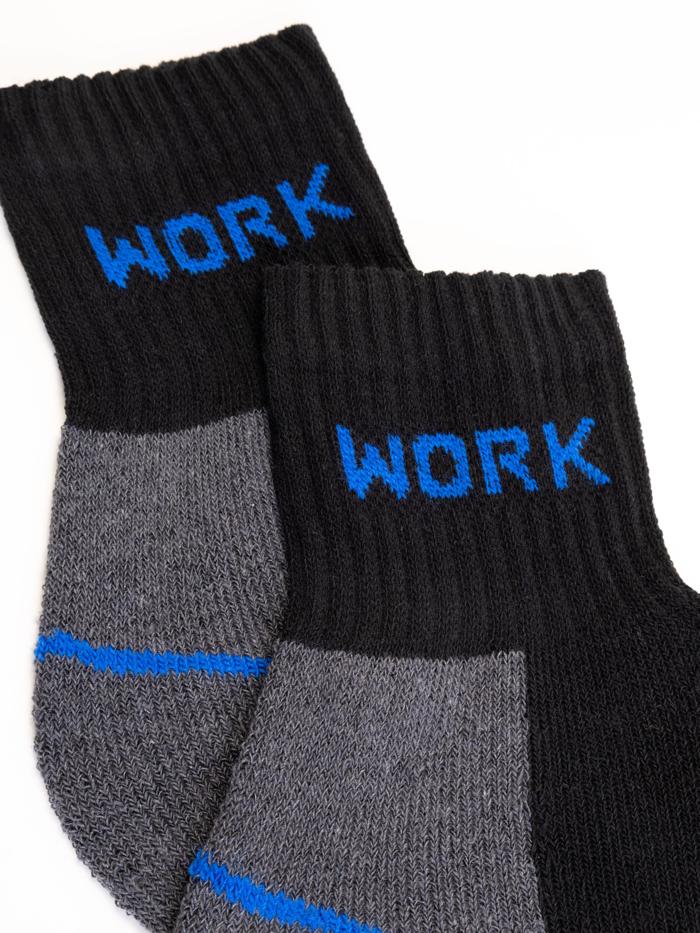 Calze Corte da Lavoro Uomo Rinforzate – 3 Paia - Image 1