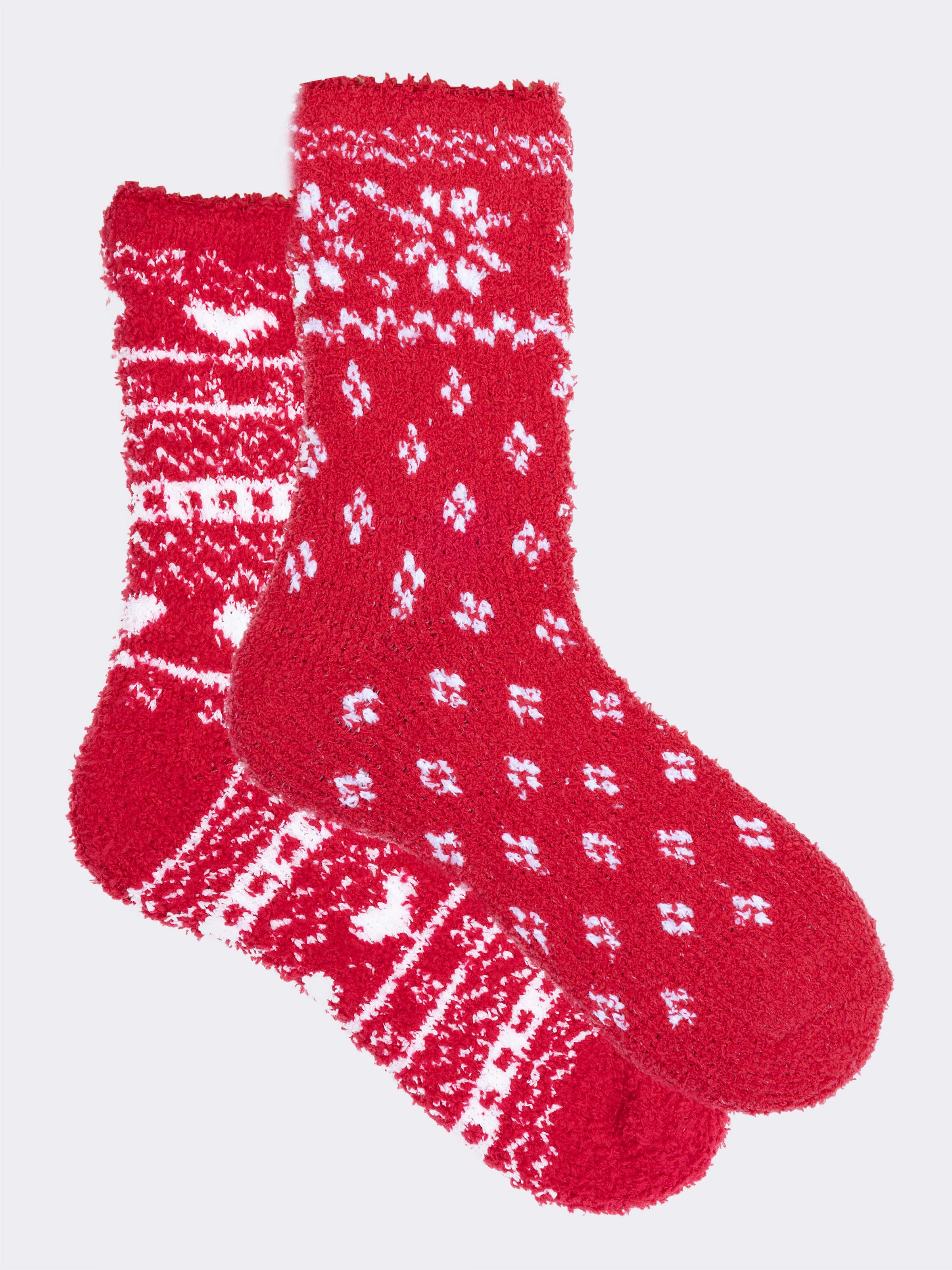 Calzini Donna Corti Natalizi - Morbidi e Confortevoli per l'Inverno - Image 1