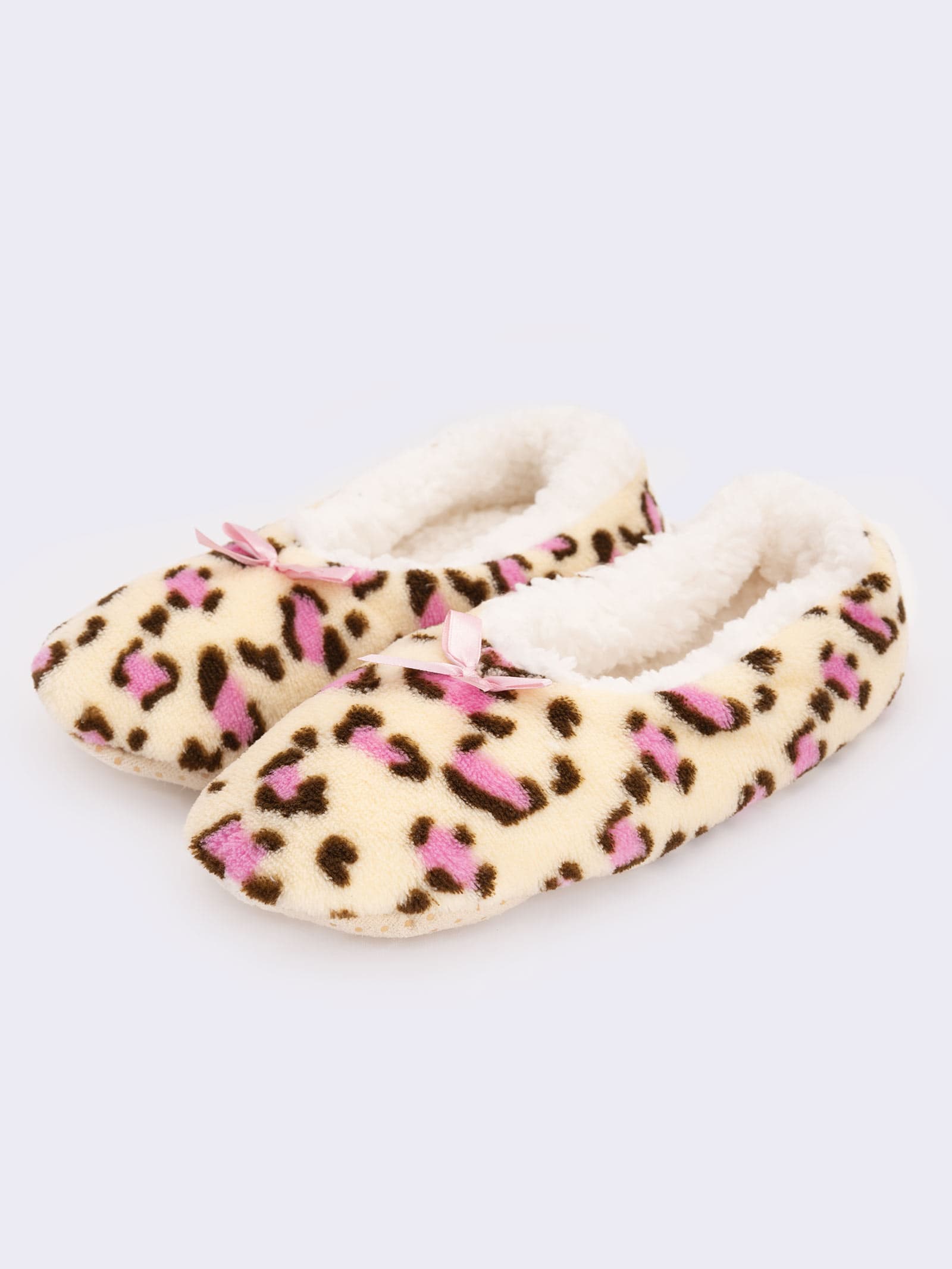 Calzini Pantofola Donna - Morbidi Calzini Casa con Fiocco Decorativo - Image 2