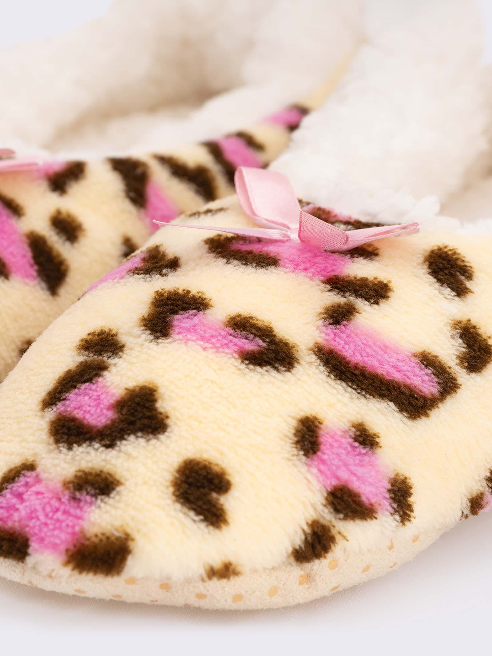 Calzini Pantofola Donna - Morbidi Calzini Casa con Fiocco Decorativo - Image 3