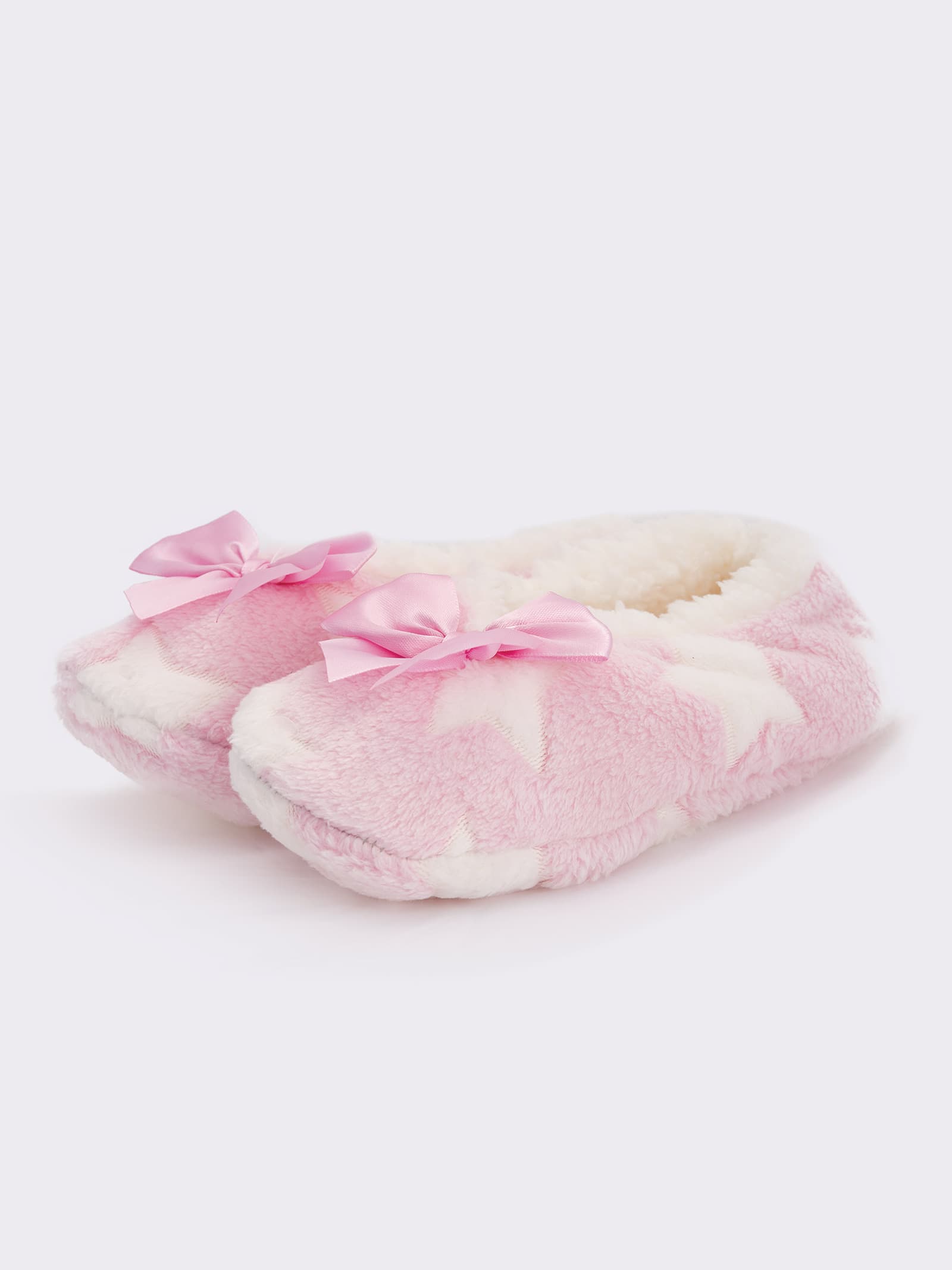 Pantofoline Donna Eleganti con Fiocchetto - Calzini Casa Morbidi e Accoglienti - Image 2