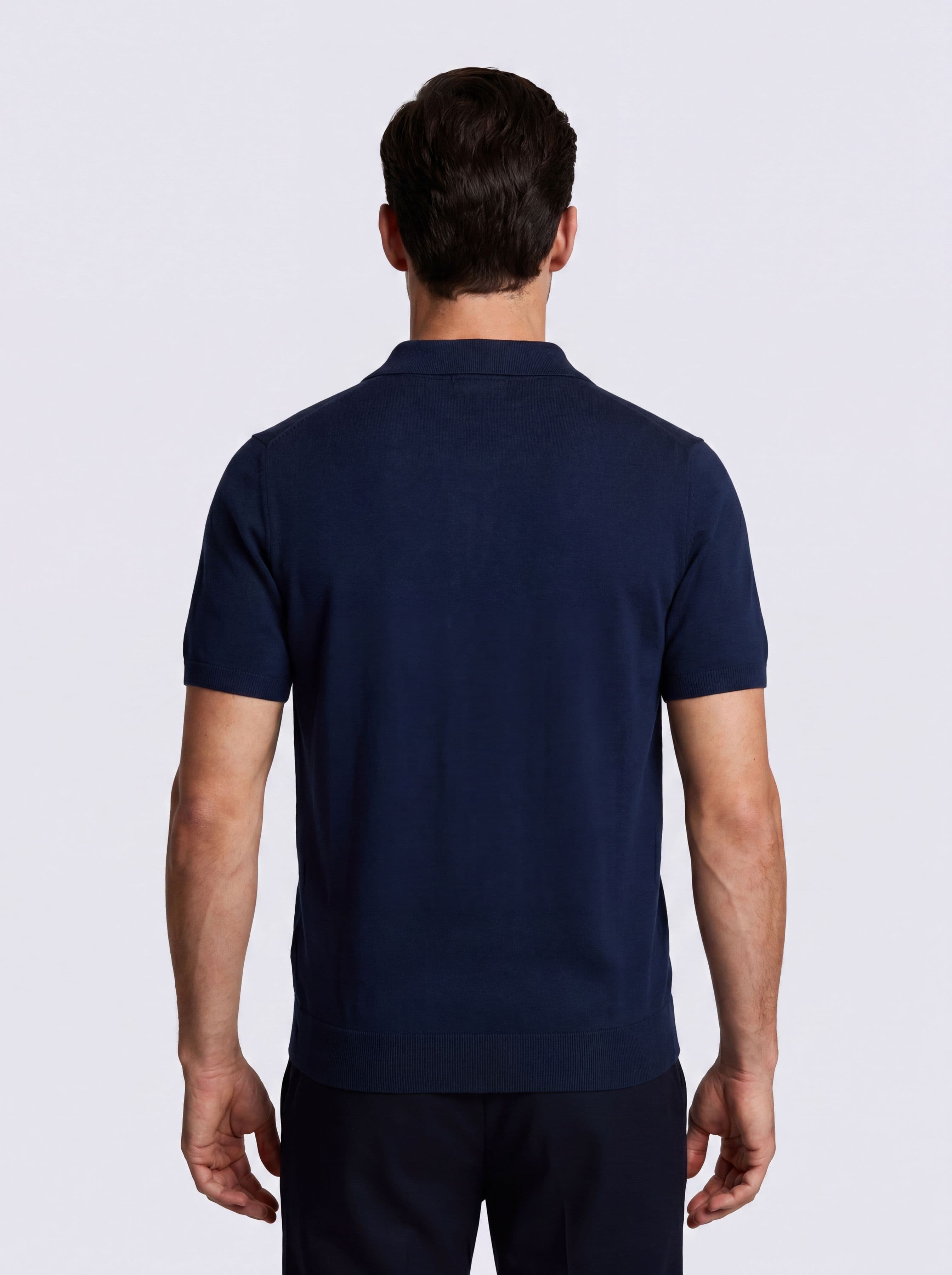 Polo a Maglia Maniche Corte in Cotone Made in Italy - Image 2