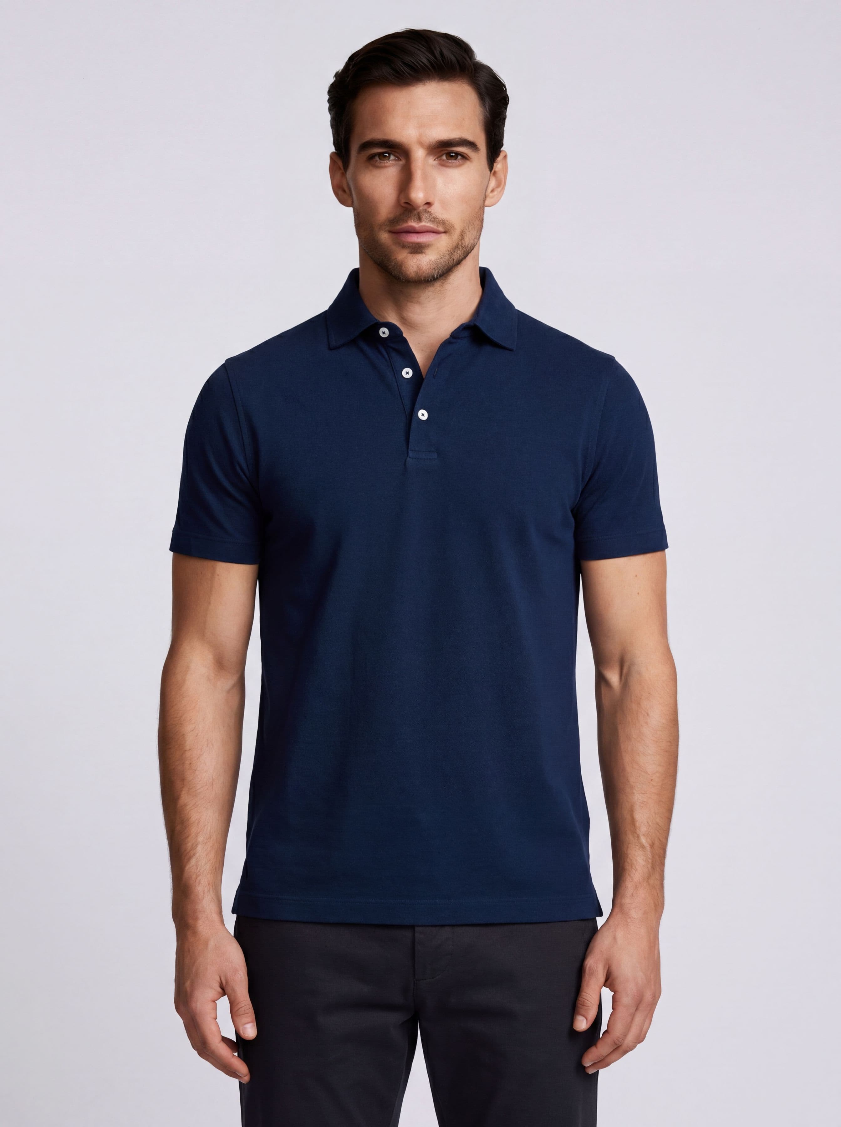 Polo Uomo Manica Corta in Cotone Made in Italy