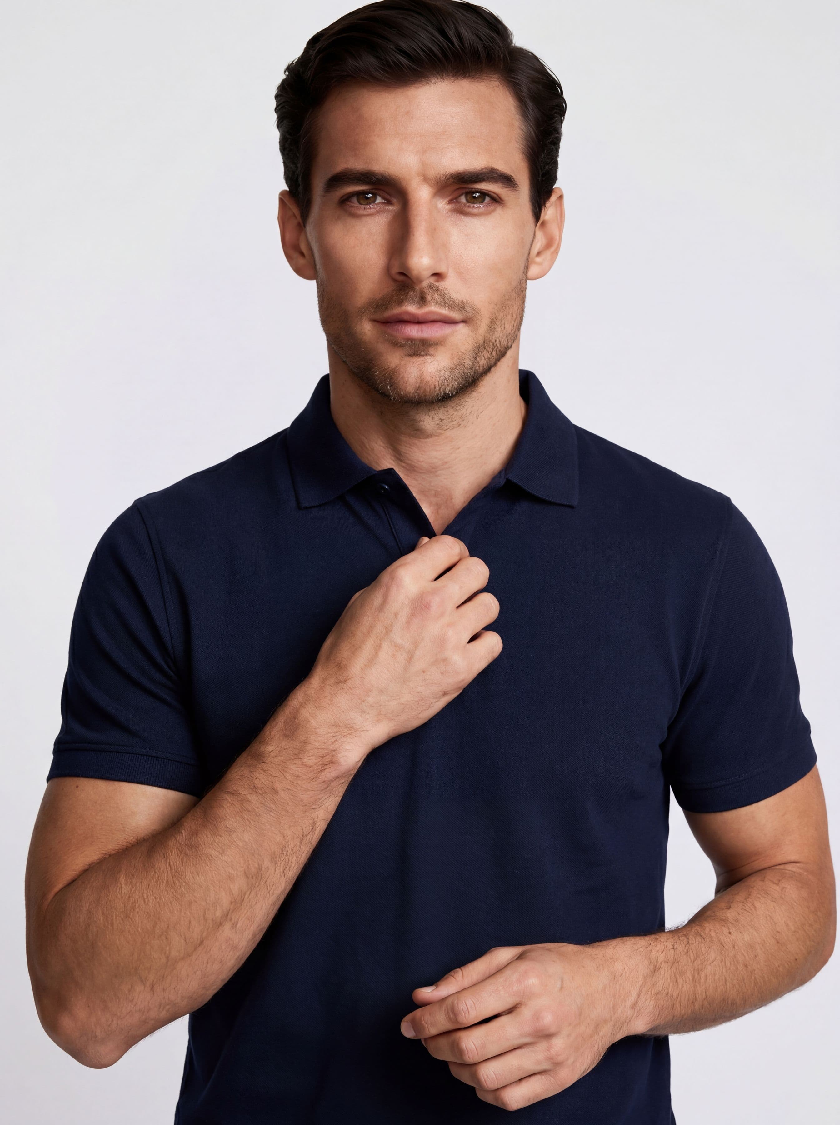 Polo Uomo Manica Corta in Cotone Made in Italy - Image 3