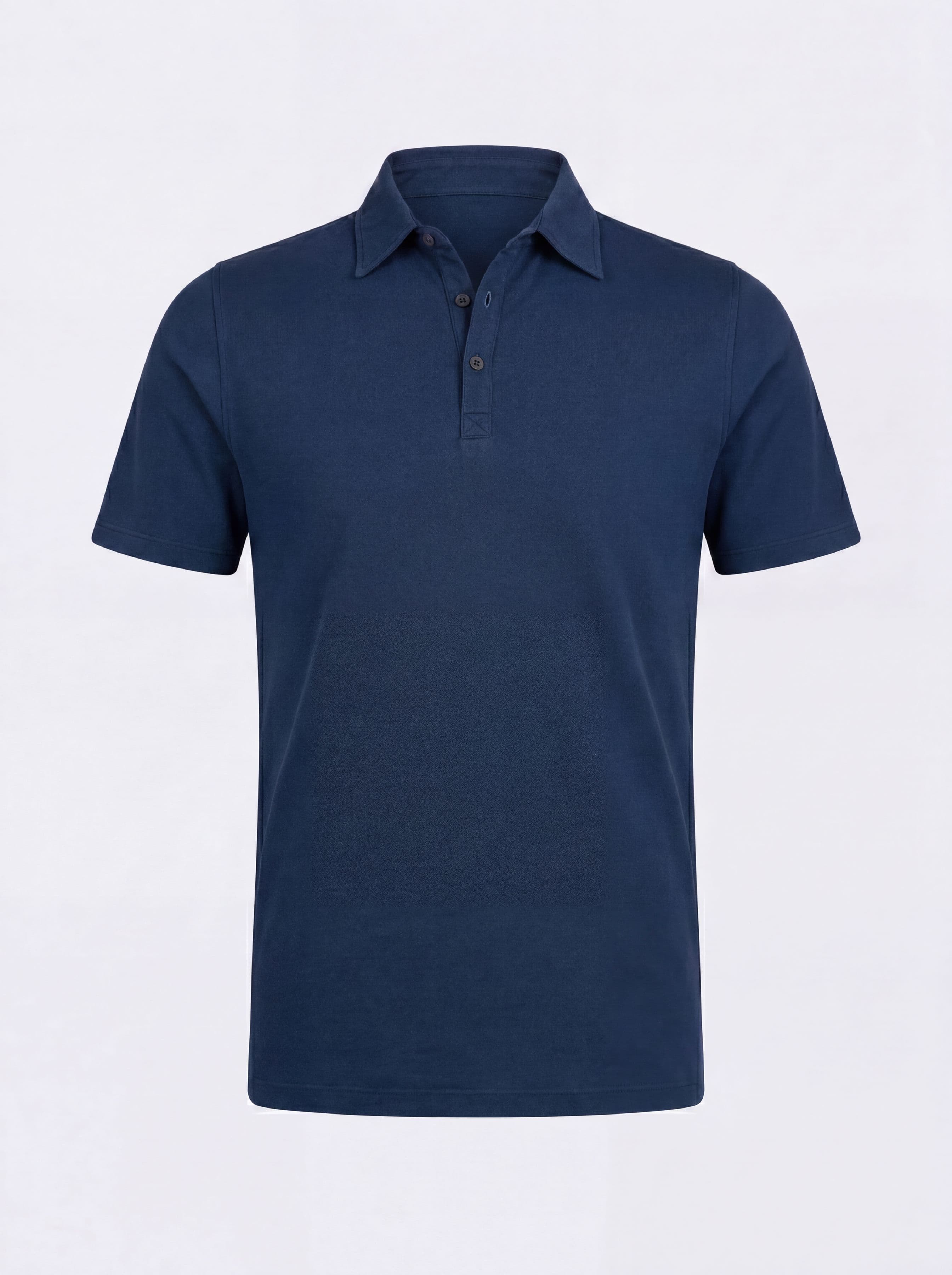 Polo Uomo Manica Corta Piquet Stone Wash Made in Italy - Image 4