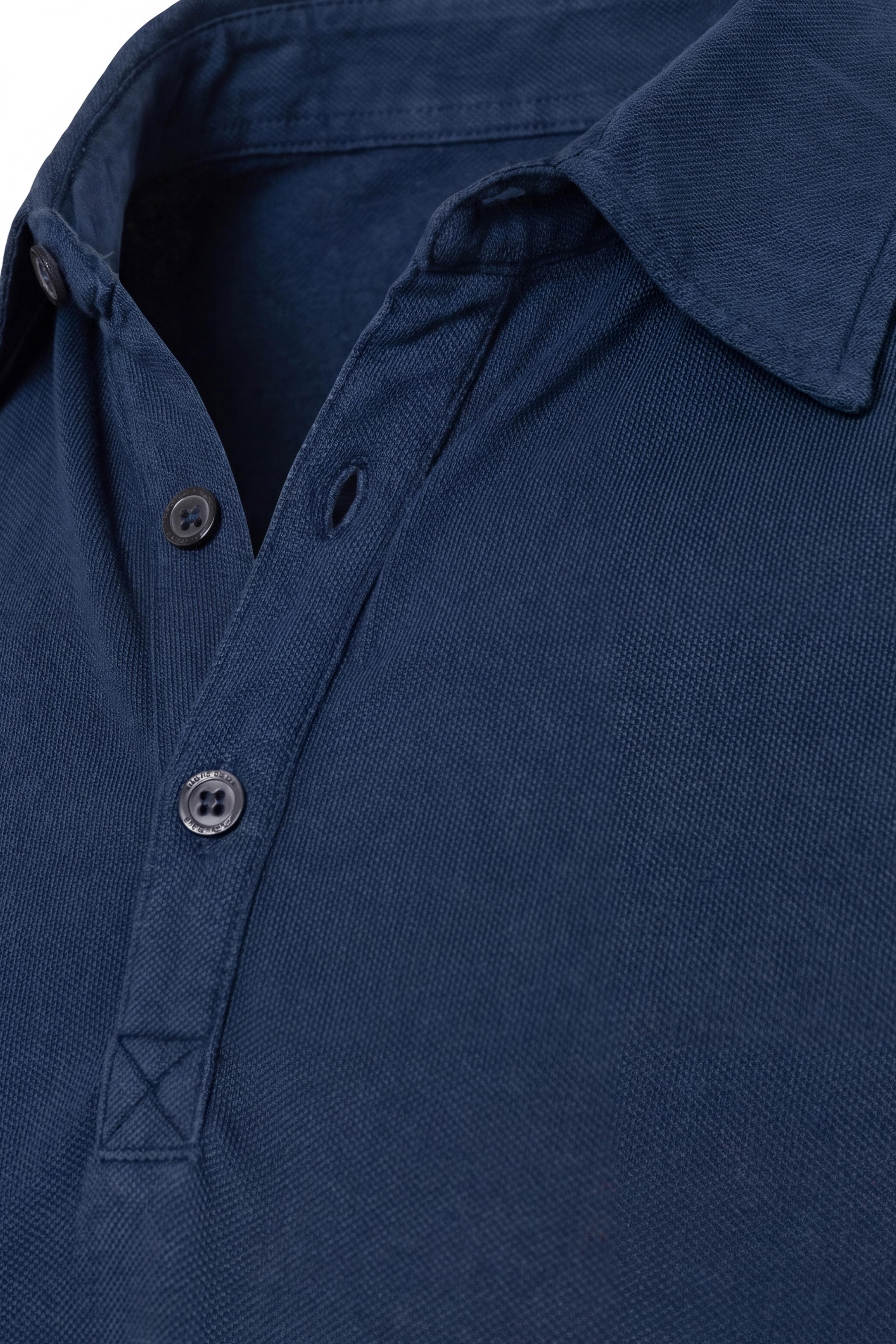 Polo Uomo Manica Corta Piquet Stone Wash Made in Italy - Image 5
