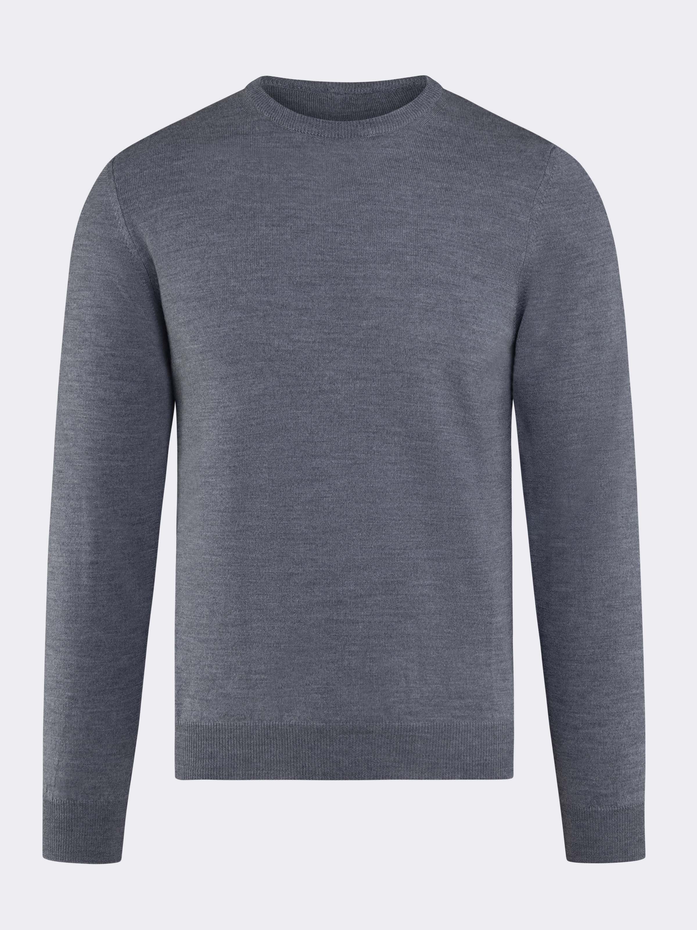 Maglia Girocollo Uomo Lana Merino 100% - Made in Italy - Image 4