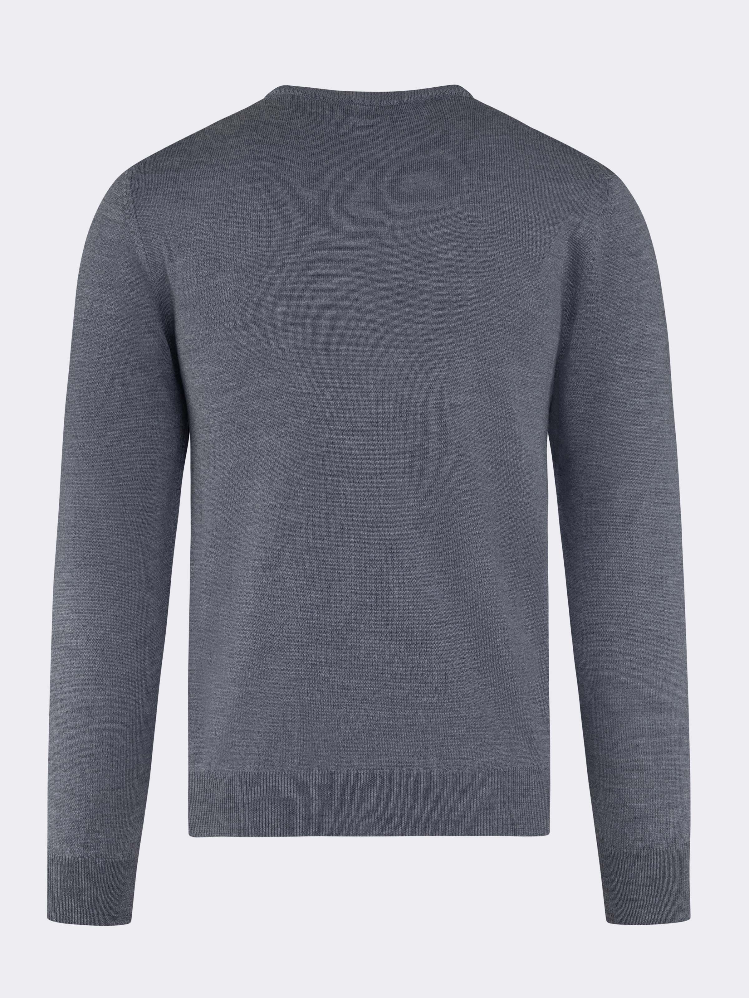 Maglia Girocollo Uomo Lana Merino 100% - Made in Italy - Image 5